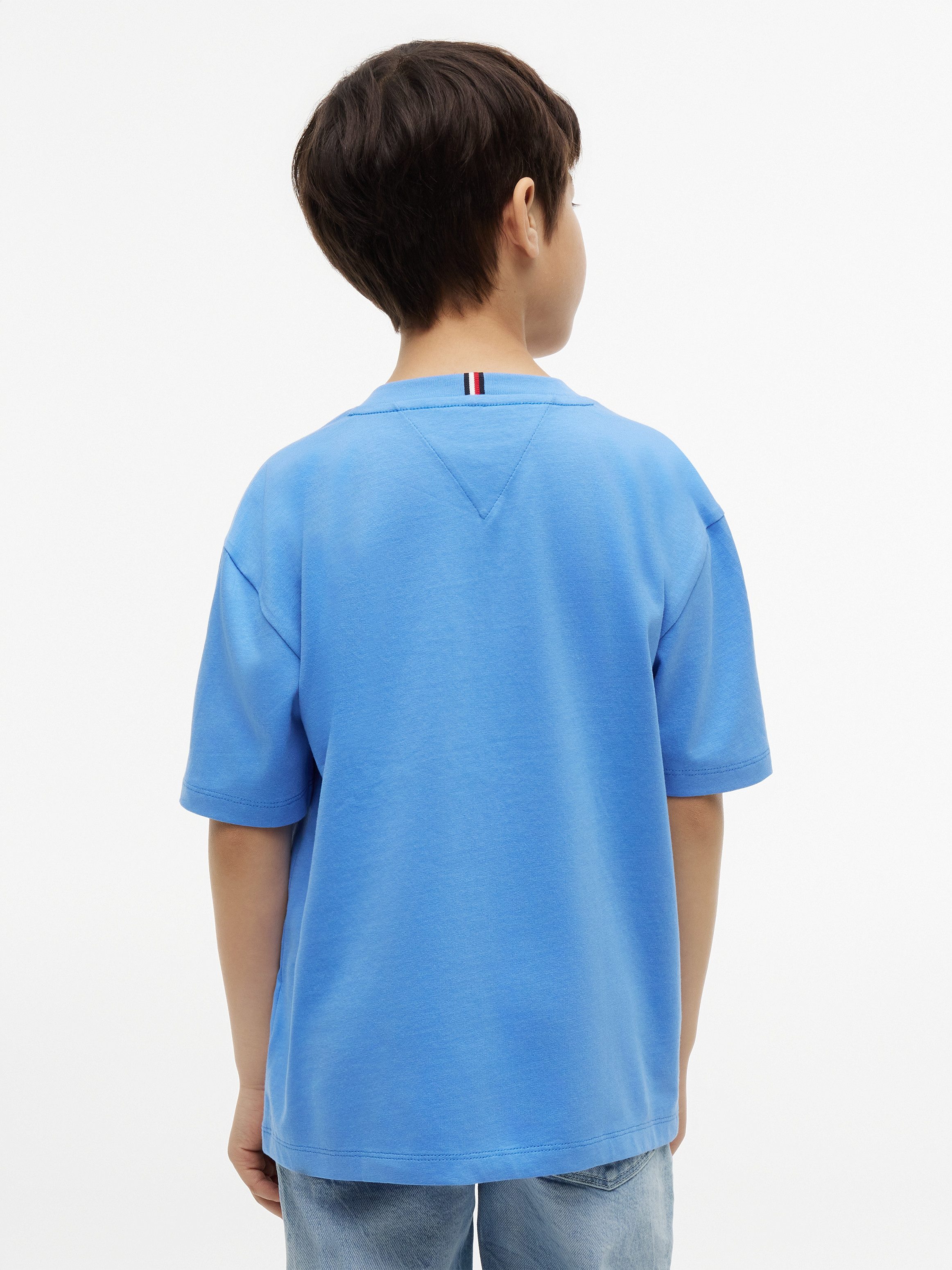 Tommy Hilfiger T-Shirt HERITAGE Regular Fit, Kinder bis 16 Jahre, Logo-Print