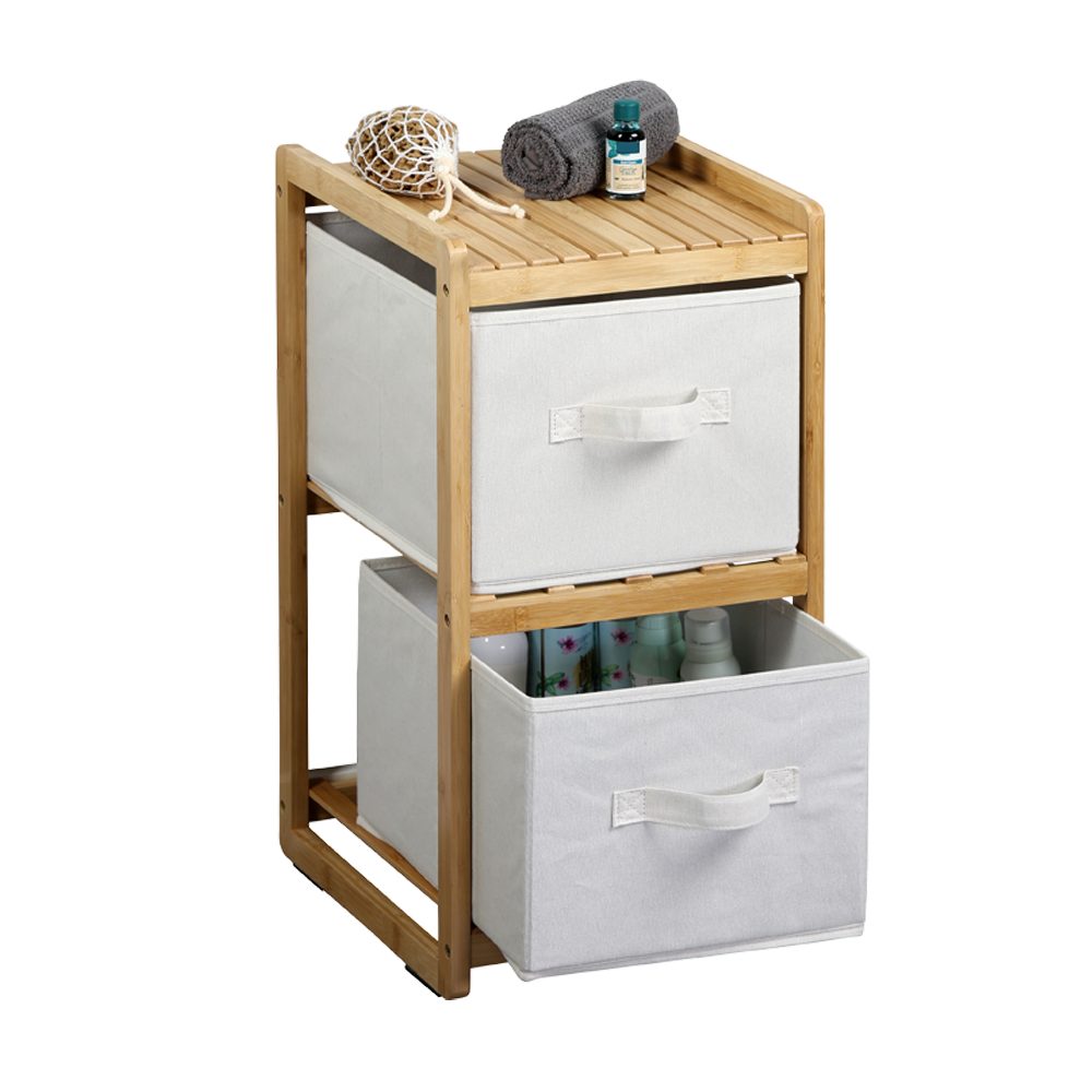 KESPER® Regal Aufbewahrungsregal mit 2 Boxen, Bambus, FSC, 1-tlg. – Bild 3 von 5