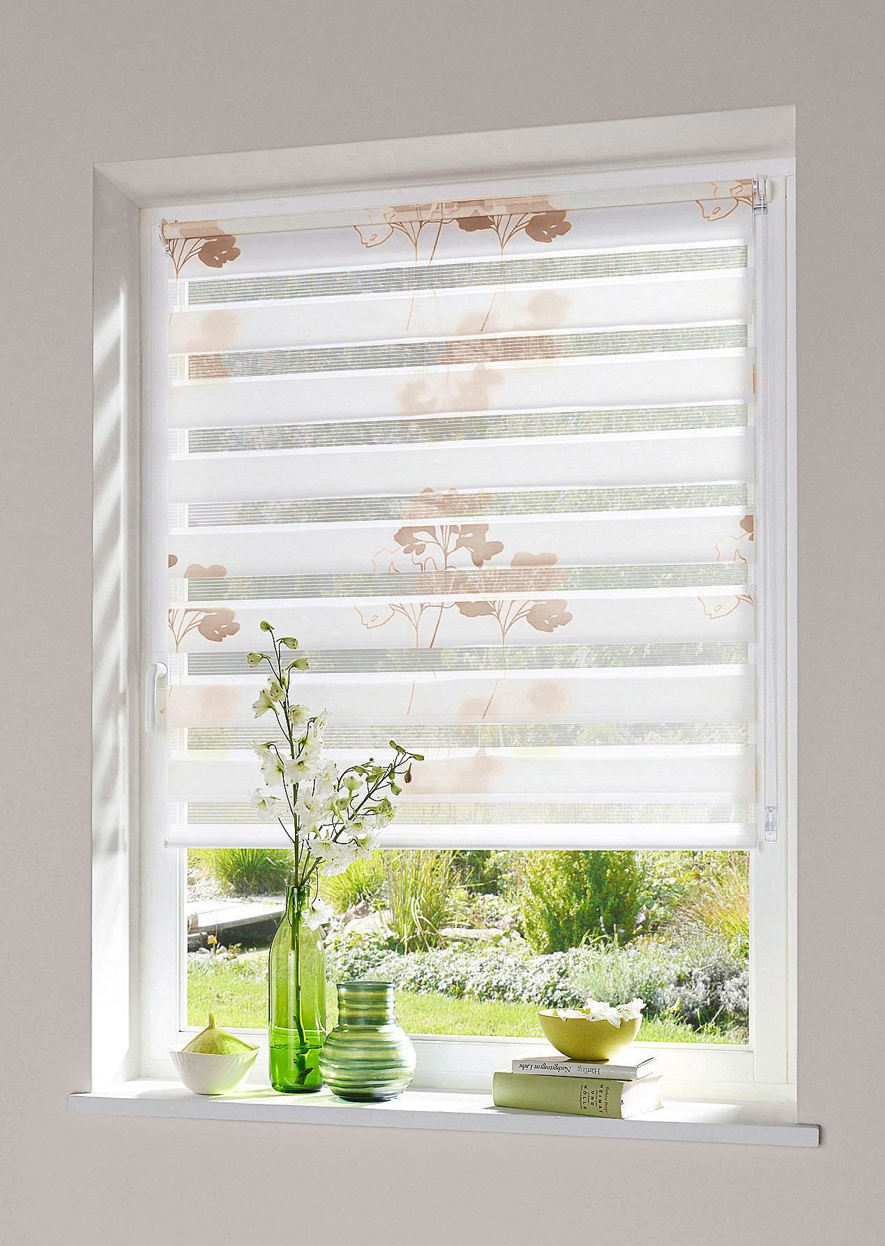 Doppelrollo Delphi, K-HOME, Lichtschutz, ohne Bohren, Klemmfix, im Fixmaß günstig online kaufen