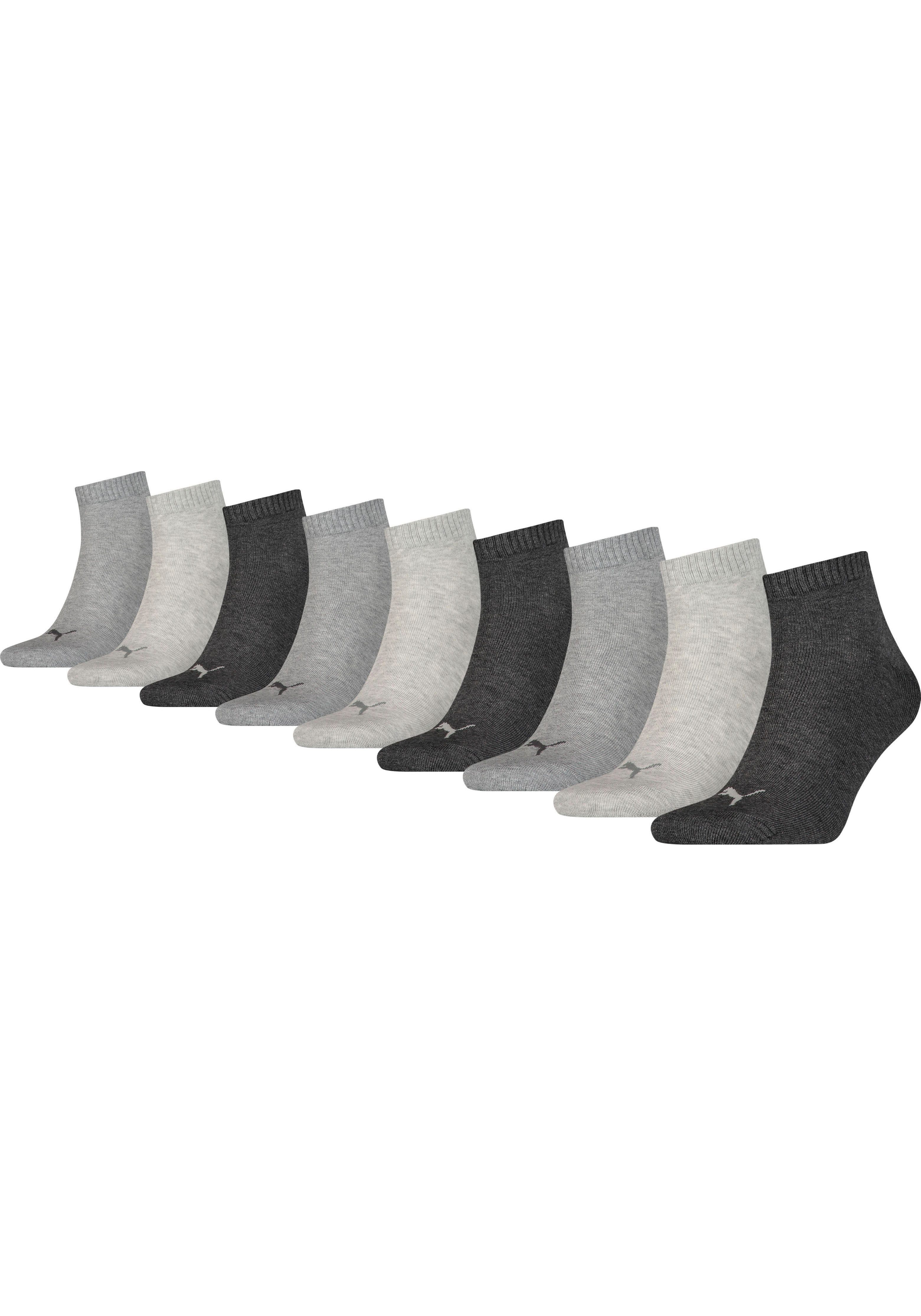 PUMA Kurzsocken (9-Paar) mit Rippenbündchen, elastisch günstig online kaufen