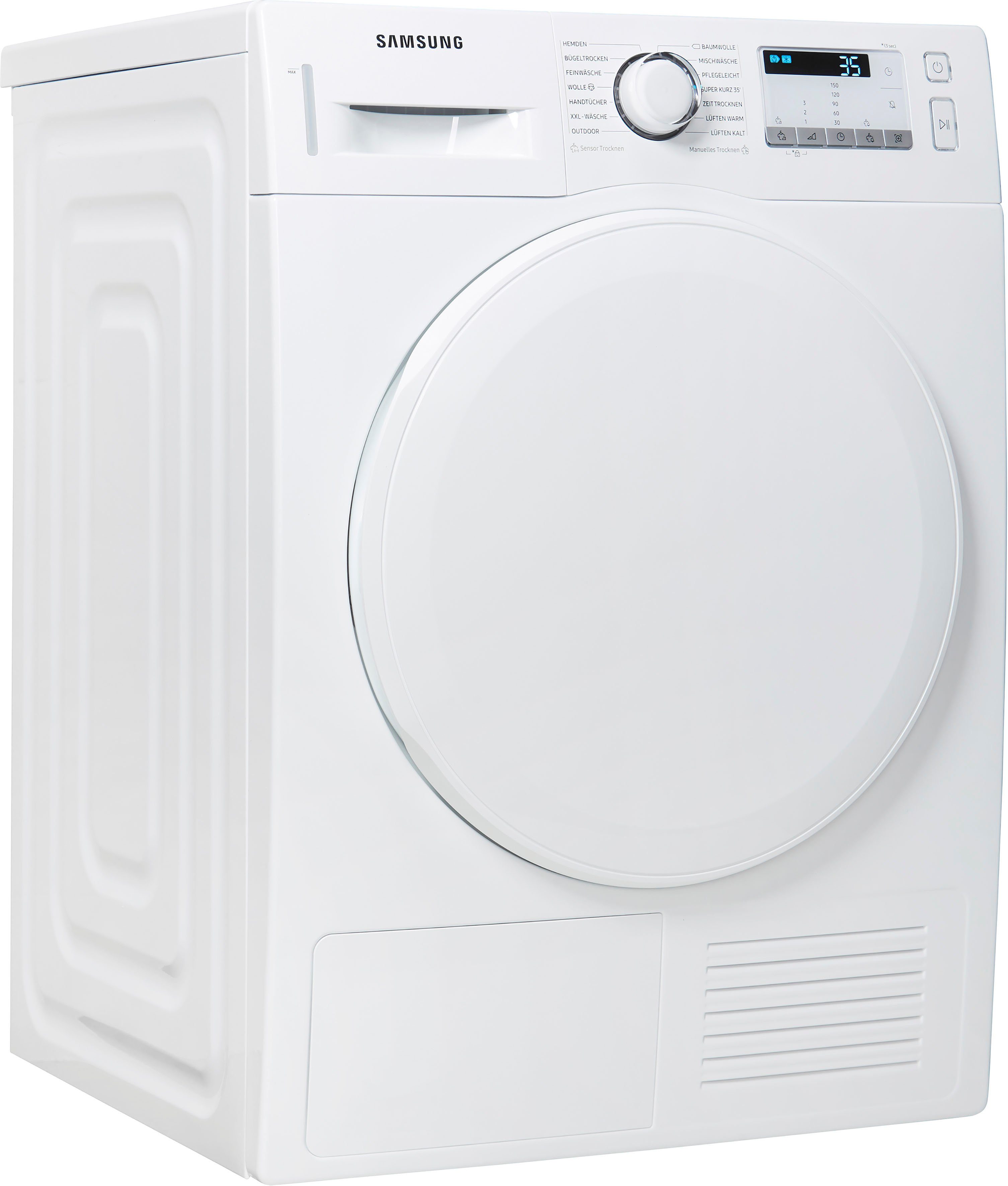 Samsung Wärmepumpentrockner DV70TA000DW/EG, 7 kg, Knitterschutz