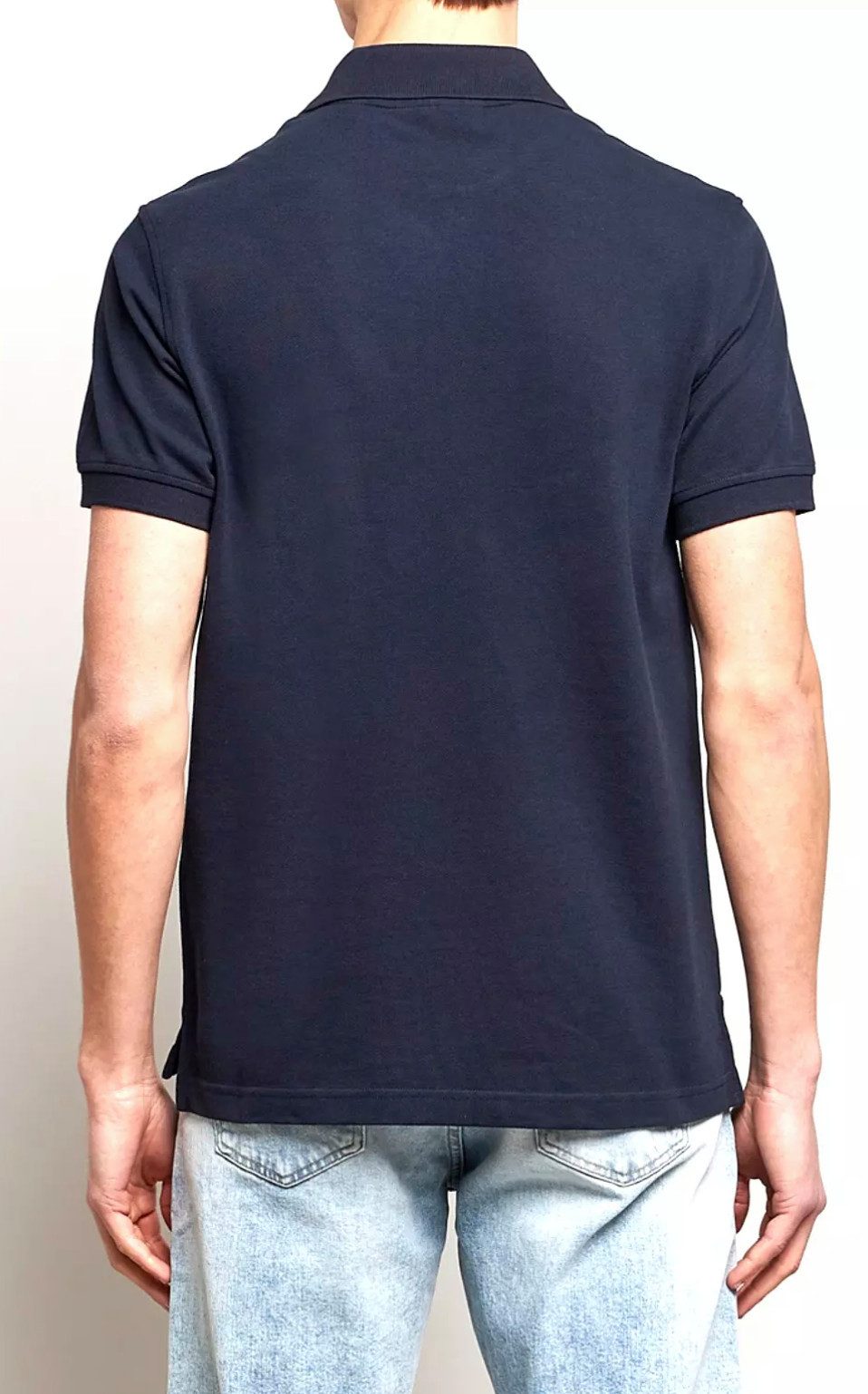 Belstaff Poloshirt Herren Retro Patch Regular Comfort Fit Baumwollpiqué Gestickter Phönix-Aufnäher, Rippkragen und bündchen