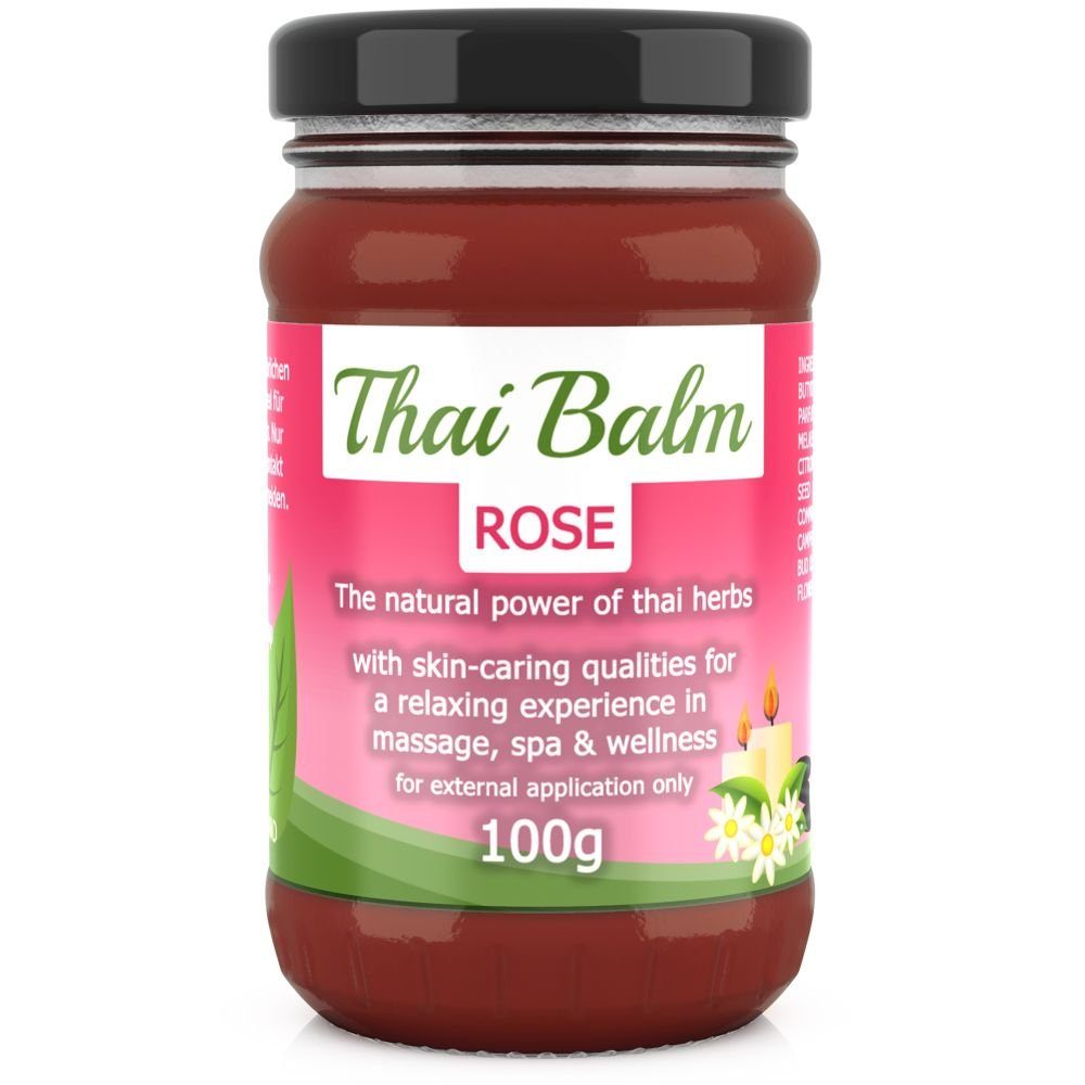 Balsam Thai-Herbs Balm für Prom Wang Körperbalsam Kräuter Thai Rose Hautpflege Massage 100g