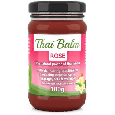 Wang Prom Körperbalsam Thai Kräuter Balm Balsam 100g Thai-Herbs für Massage Hautpflege Rose