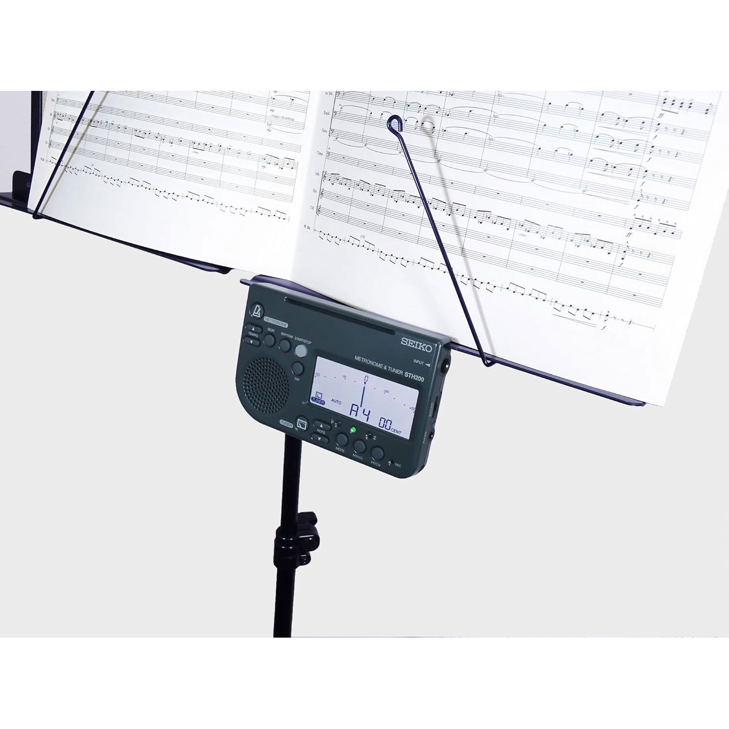 Seiko Metronom Seiko Metronom STH-200 mit Stimmgerät-Funktion, (Metronom mit Stimmgerät-Funktion, 3,5 mm Klinke, 6,35 mm Klinke)
