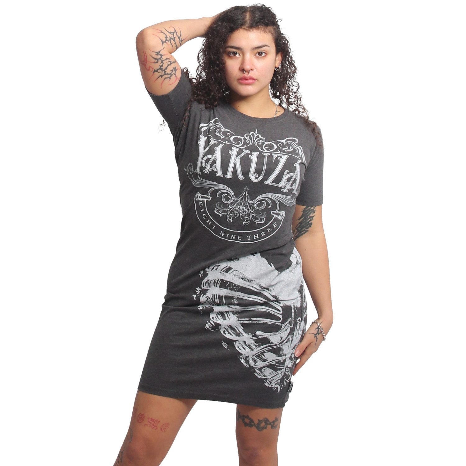 YAKUZA Shirtkleid Liquid Heart günstig online kaufen