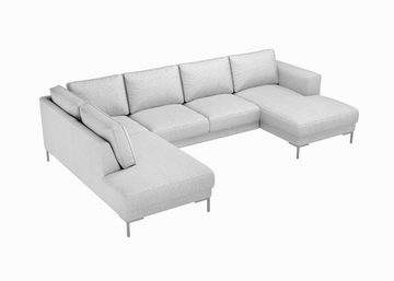 99rooms Wohnlandschaft Santini, Sofa, U-Form, Metall