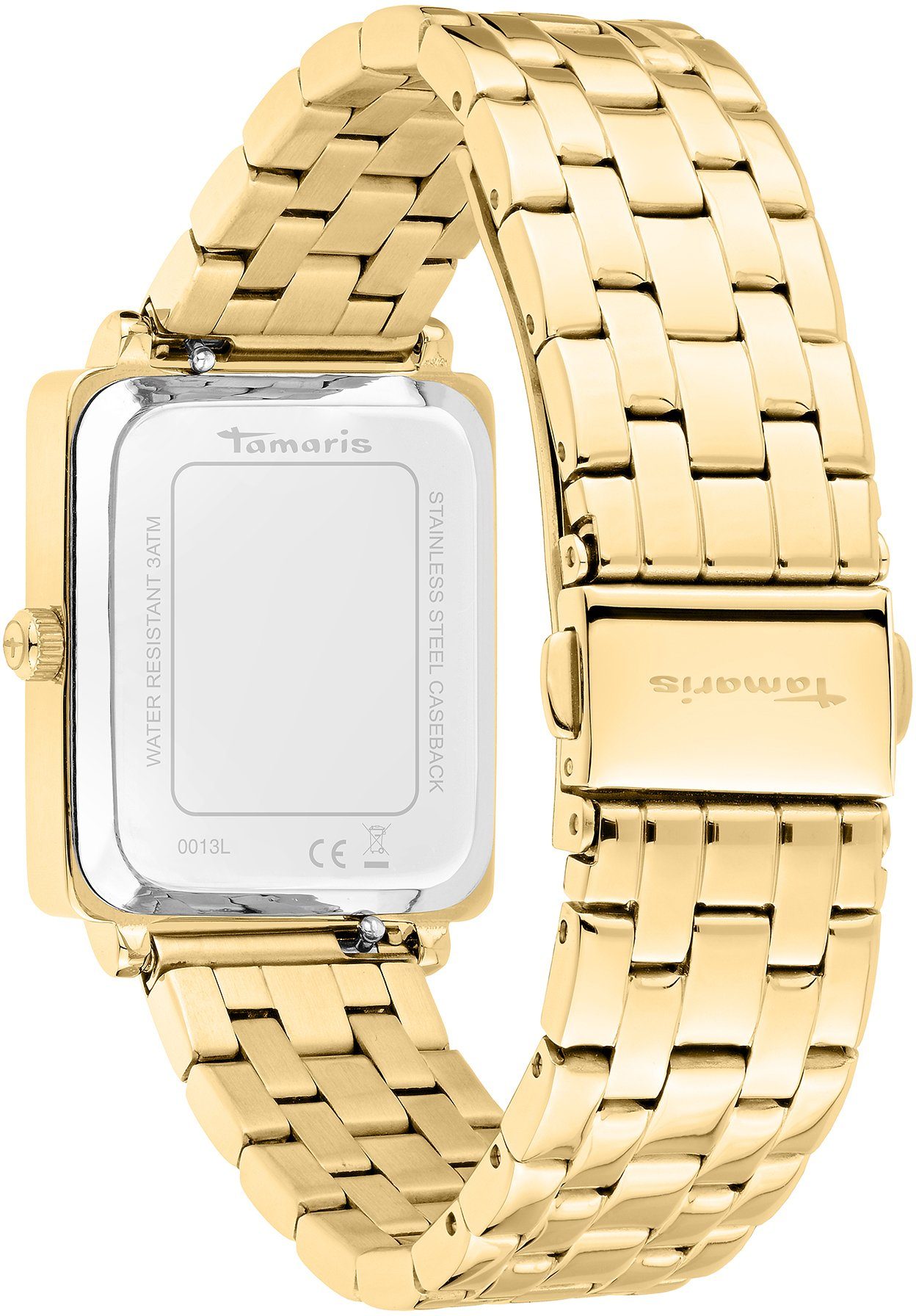 Tamaris Quarzuhr TT-0012-MQ TT-0013-MQ, Armbanduhr, Damenuhr, Edelstahlarmband, analog