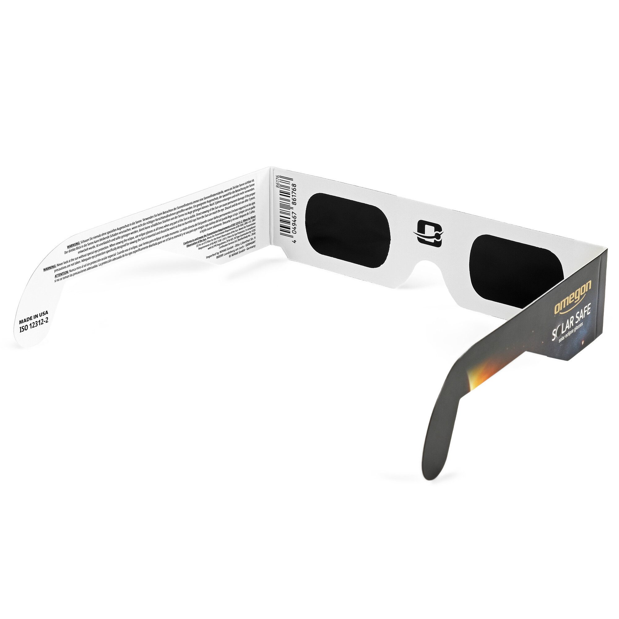 Omegon Teleskop Omegon Sonnenfinsternis-Brille Sofi Solar Safe – Bild 3 von 5