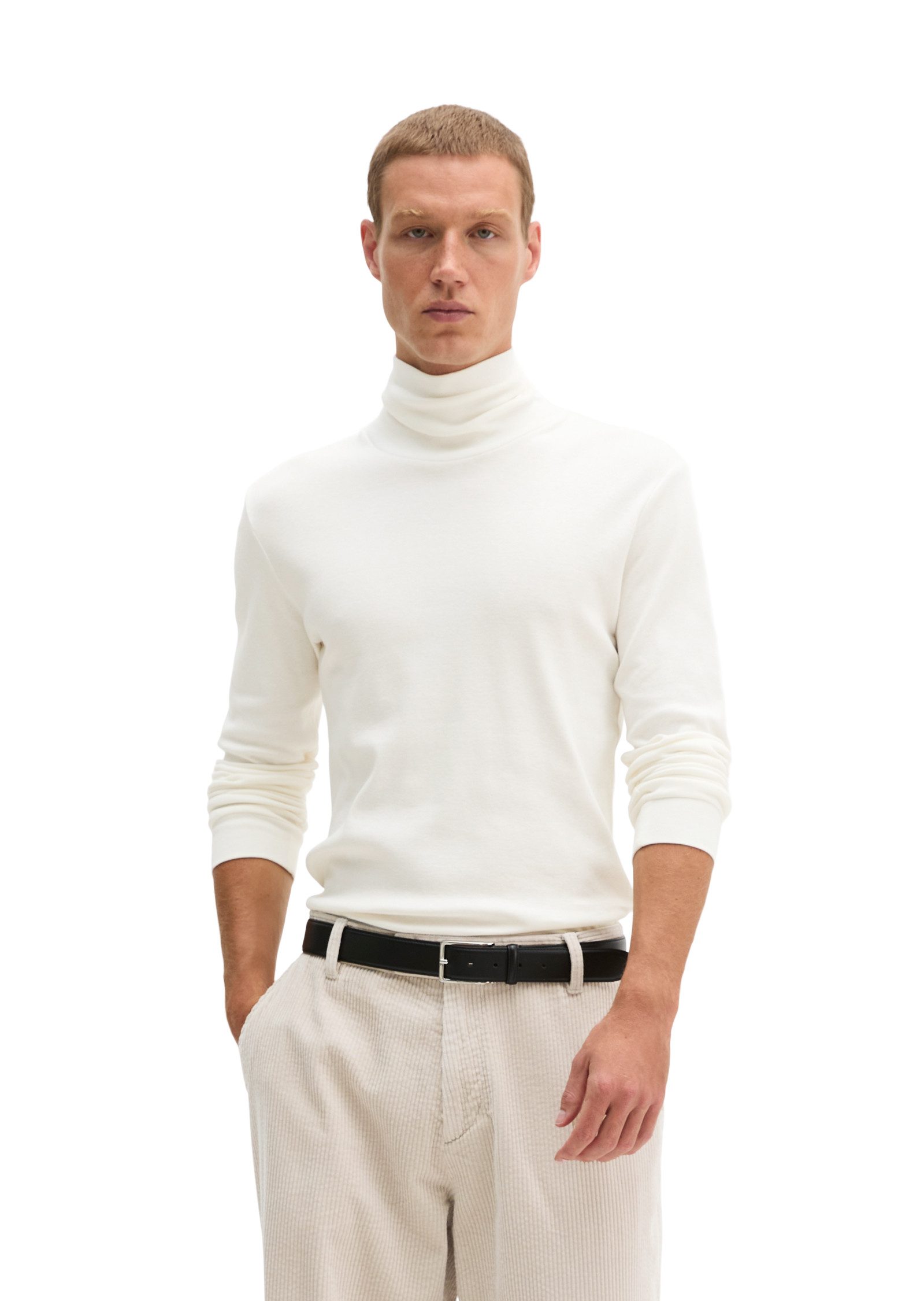 Marc O'Polo Rollkragenshirt aus reiner Bio-Baumwolle