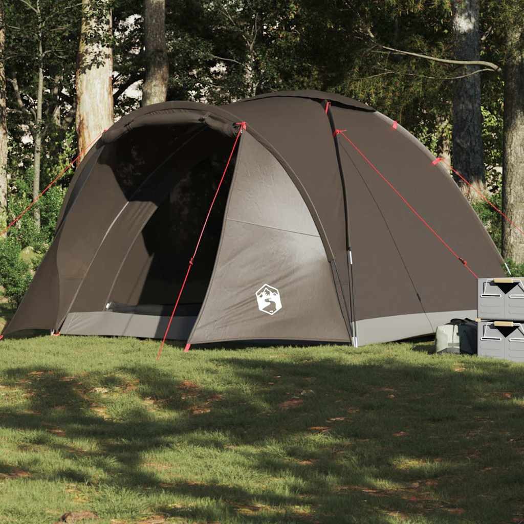 furnicato Angelzelt Campingzelt 310x226x153 cm Braun wasserdicht
