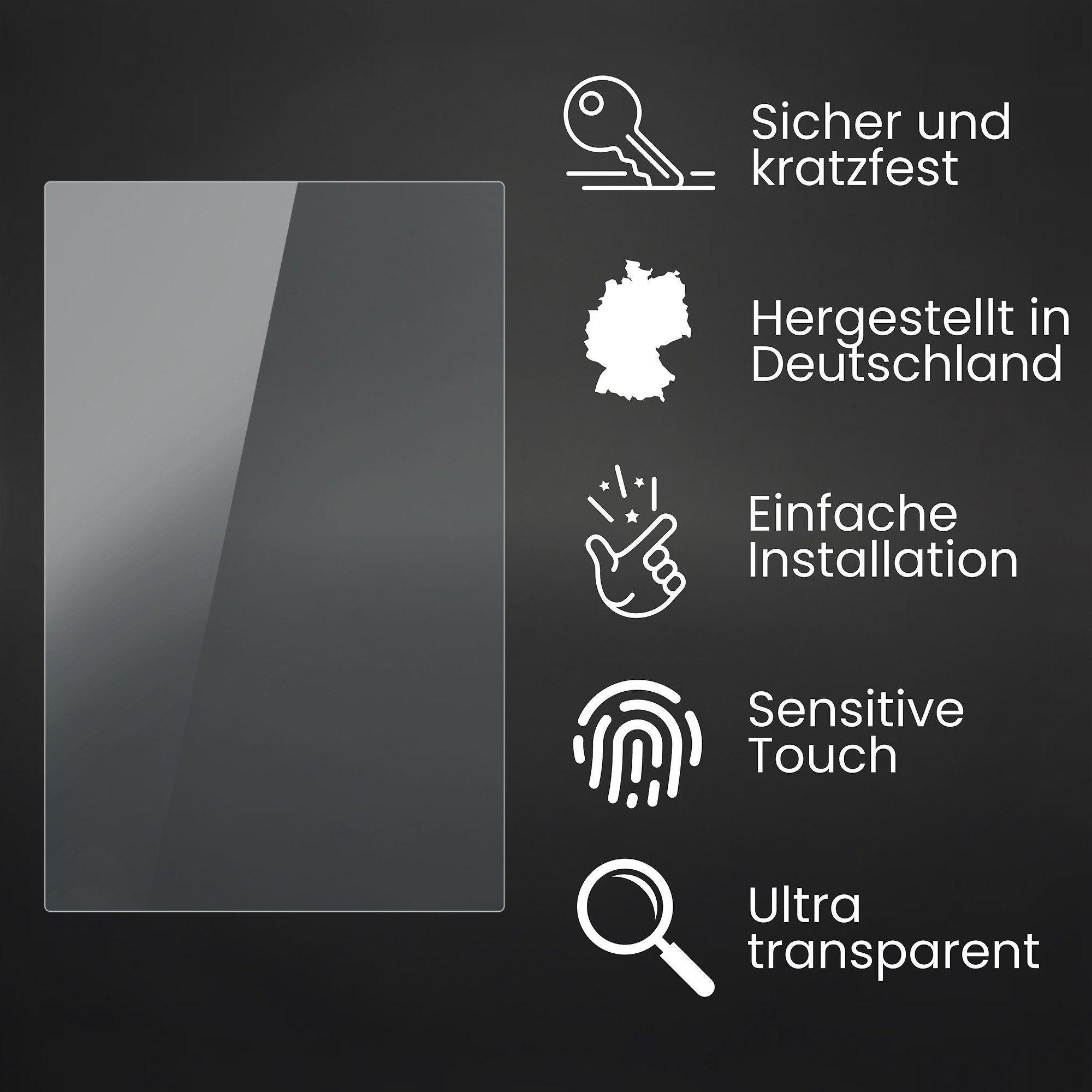 Bruni Schutzfolie für Akai MPC One Retro Edition, (2 Folien), praktisch unsichtbar