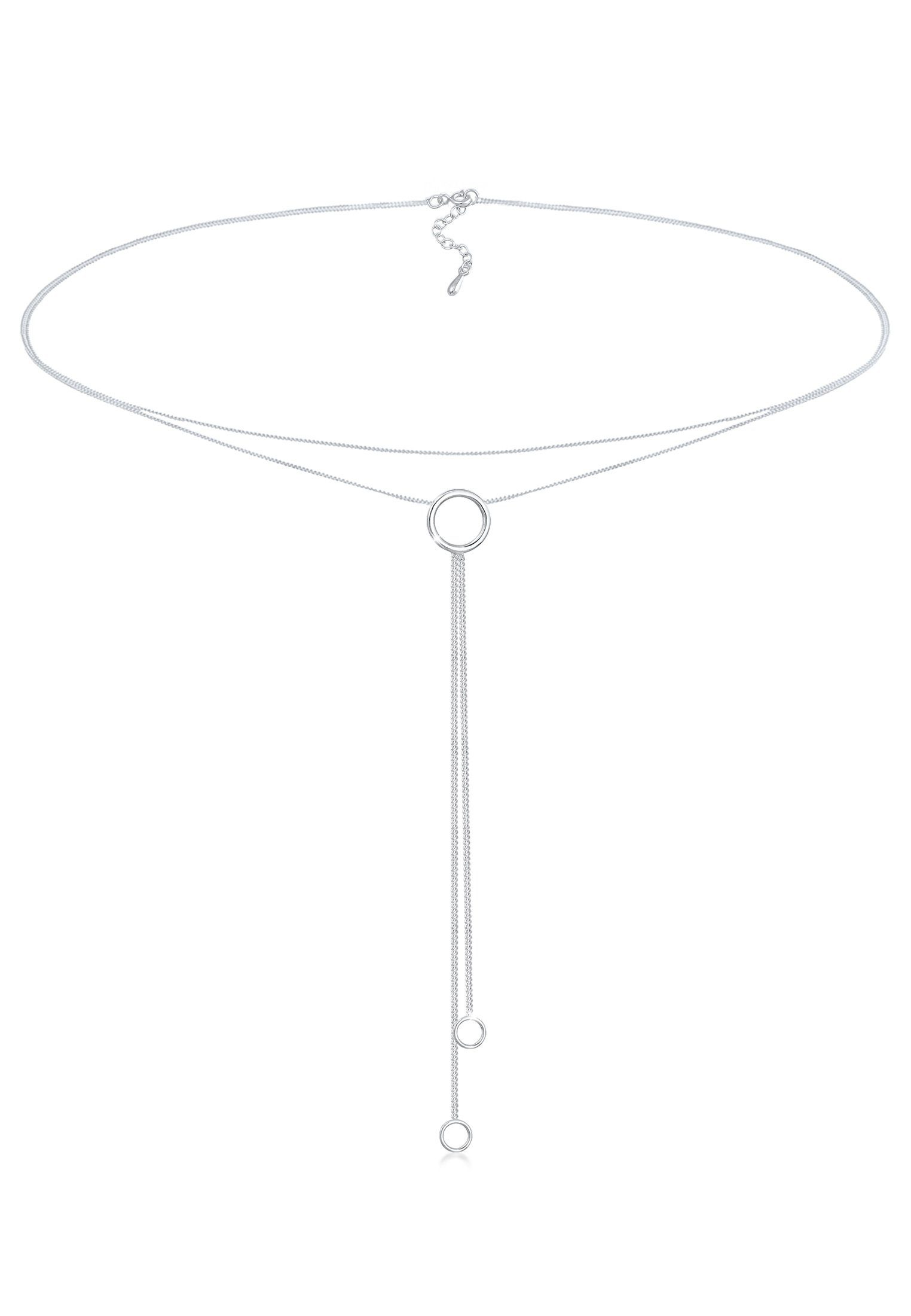Elli Collier Halskette Choker Kreis 925 günstig online kaufen