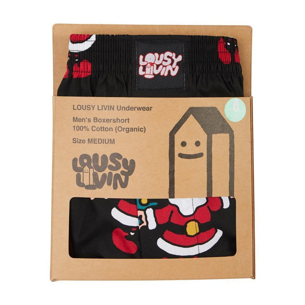 Lousy Livin Boxershorts Lousy Livin Christmas Boxershorts "Santa" (Boxershorts, Boxershorts)