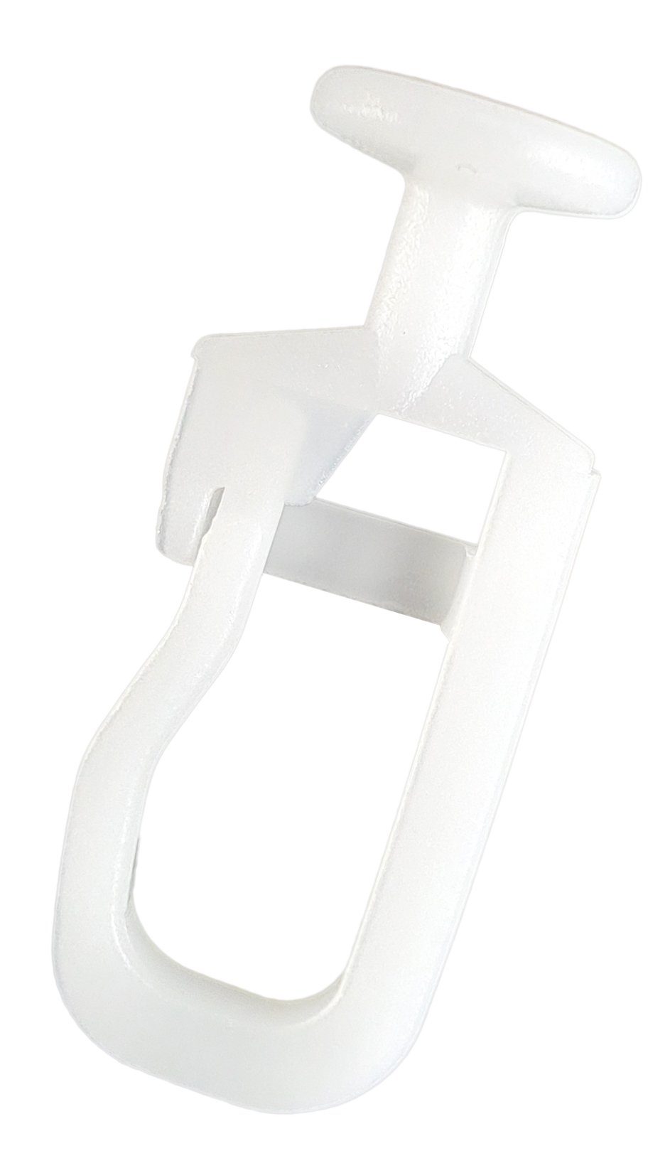 dekondo Gardinengleiter Faltengleiter mit 9mm Kopf, für Gardinenschienen oder -stangen mit Innenlauf, 4-6 mm Laufnut/Profilschlitz, (Komplettset, inkl. Universa – Bild 4 von 5