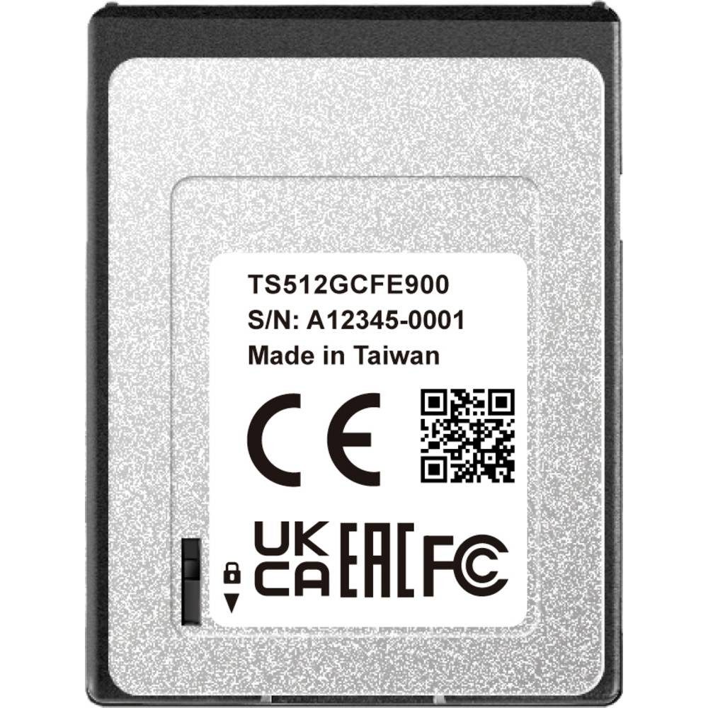 Transcend CFexpress®-Karte 512 GB TS512GCFE900 Speicherkarte (NVMe-Unterstützung)