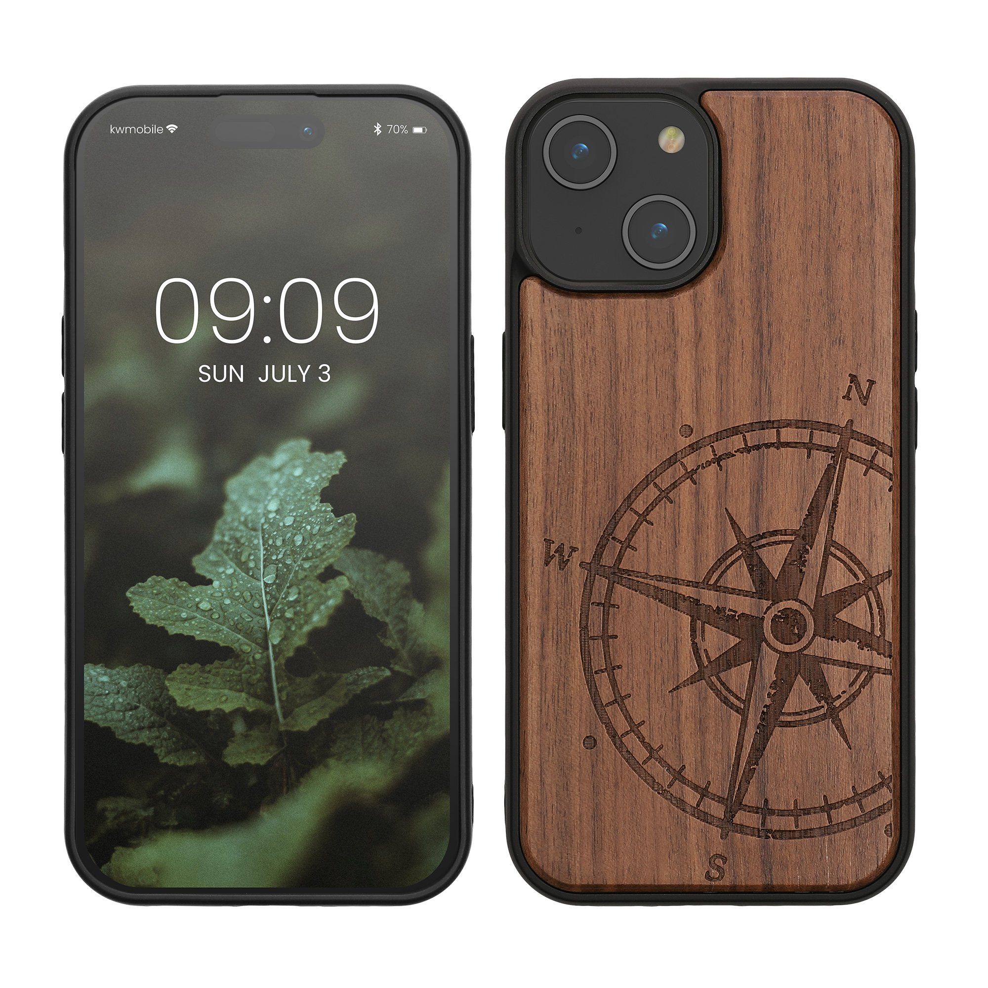 kwmobile Handyhülle Hülle für Apple iPhone 15, Handyhülle TPU Cover Bumper Case