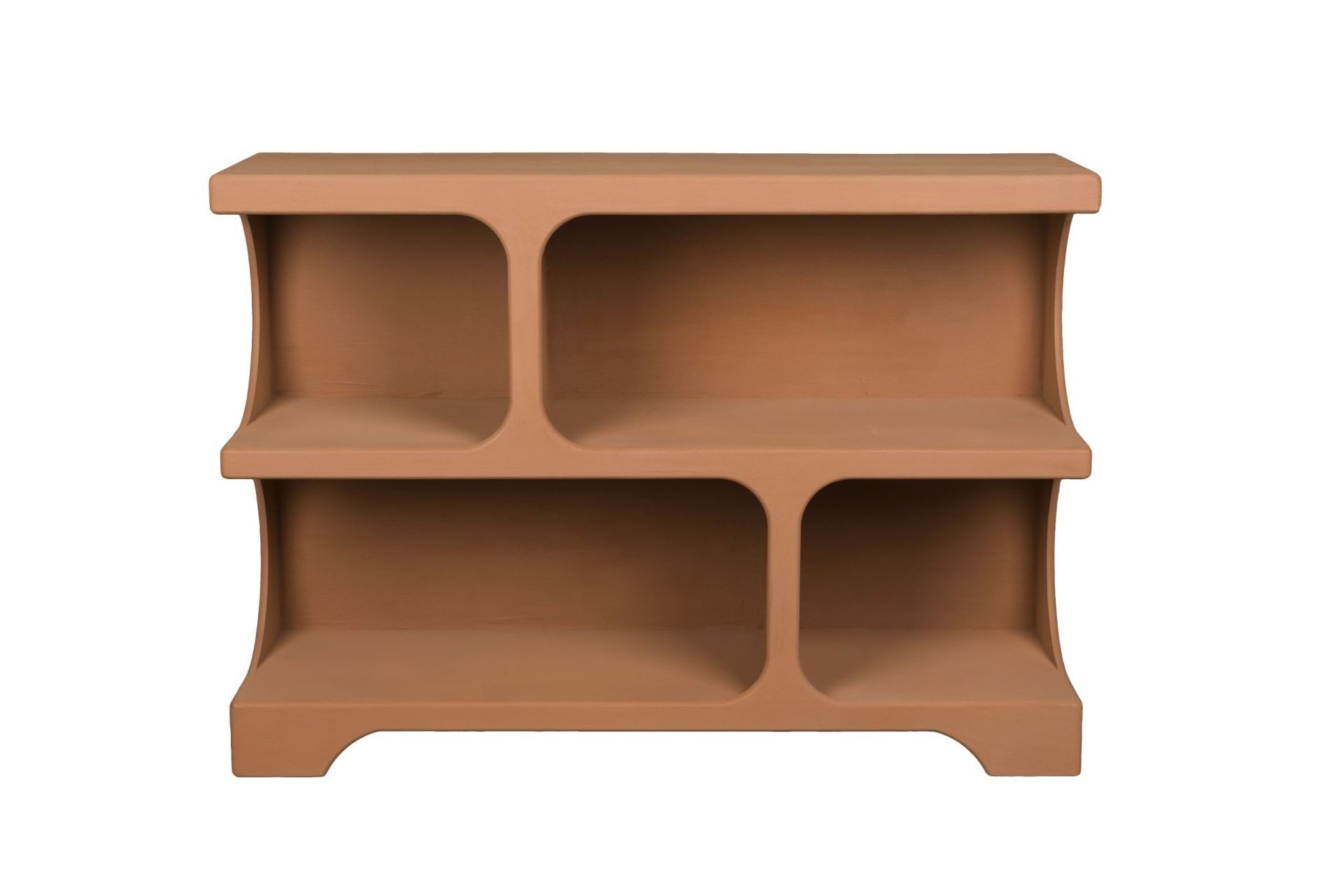 Dutchbone Standregal Bücherregal Dundee Terracotta