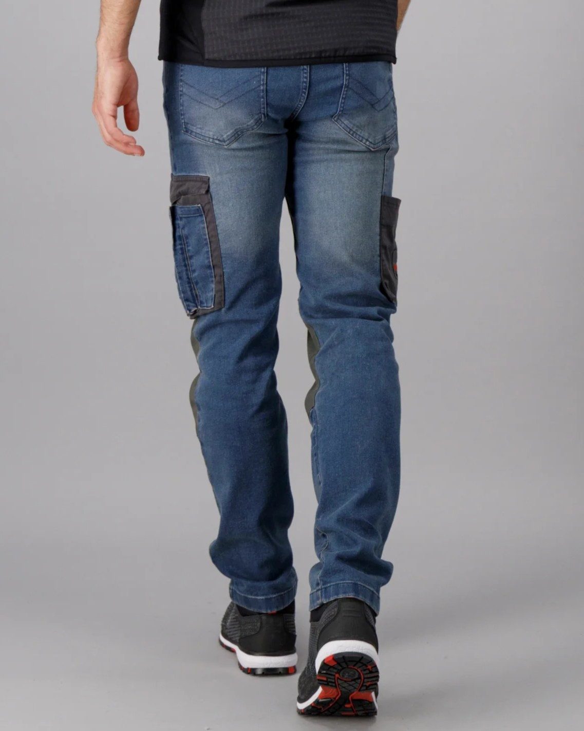 Würth MODYF Workerjeans Janus Denim-Arbeitsjeans für Handwerker Moderne Arbeitsjeans für Herren – Bild 4 von 5