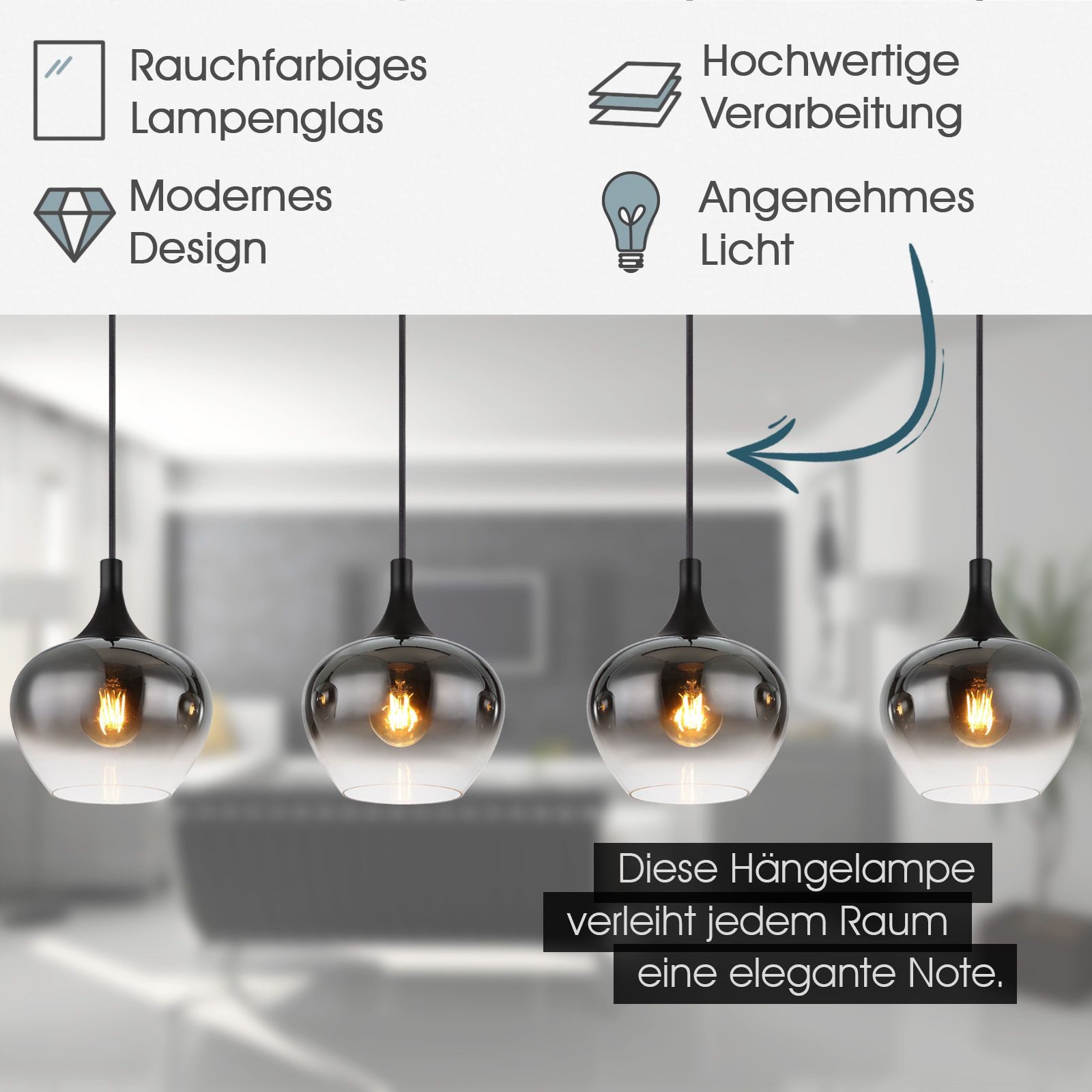 bmf-versand Hängeleuchte Hängelampe Esszimmer Hängeleuchte Esstisch günstig online kaufen