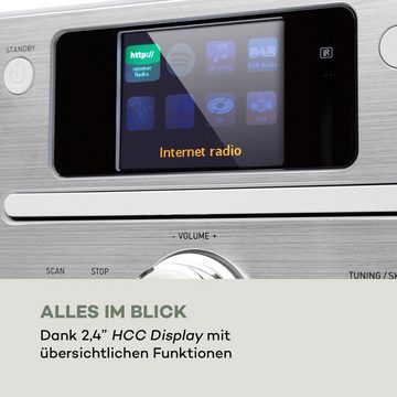 Auna Harvard Radio (DAB+;UKW mit RDS, 20 W, Internetradio Bluetooth Radio WLAN - DAB Plus Digitalradio Küchenradio)