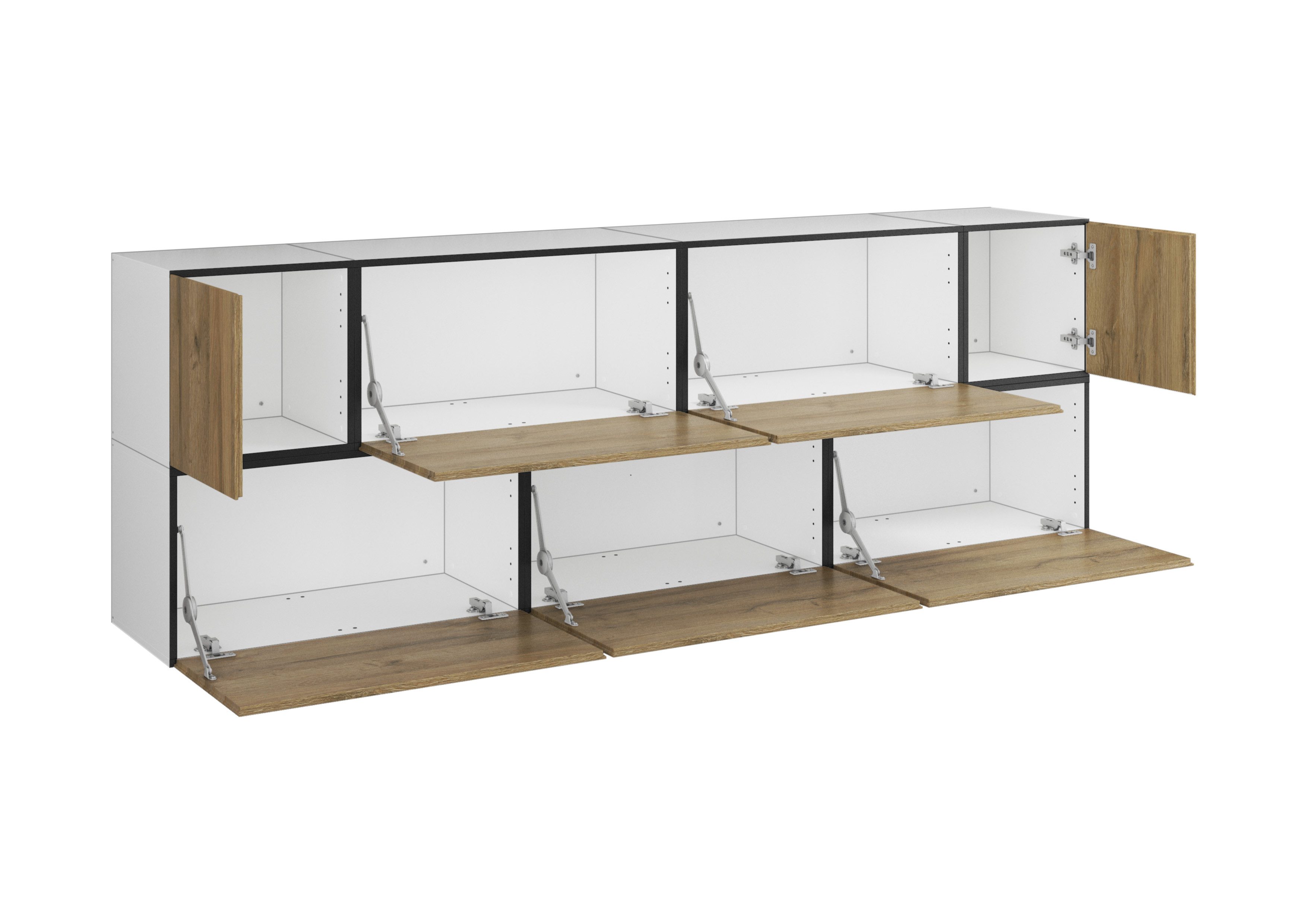 BMG Möbel Schranksystem Modul+ (7-teilig, besteht günstig online kaufen