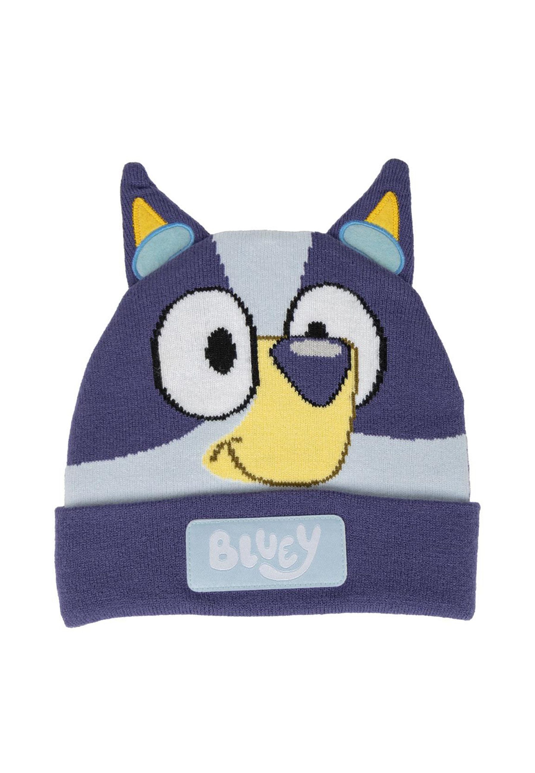 Disney Beanie Gestrickte Mütze Bluey (Set)