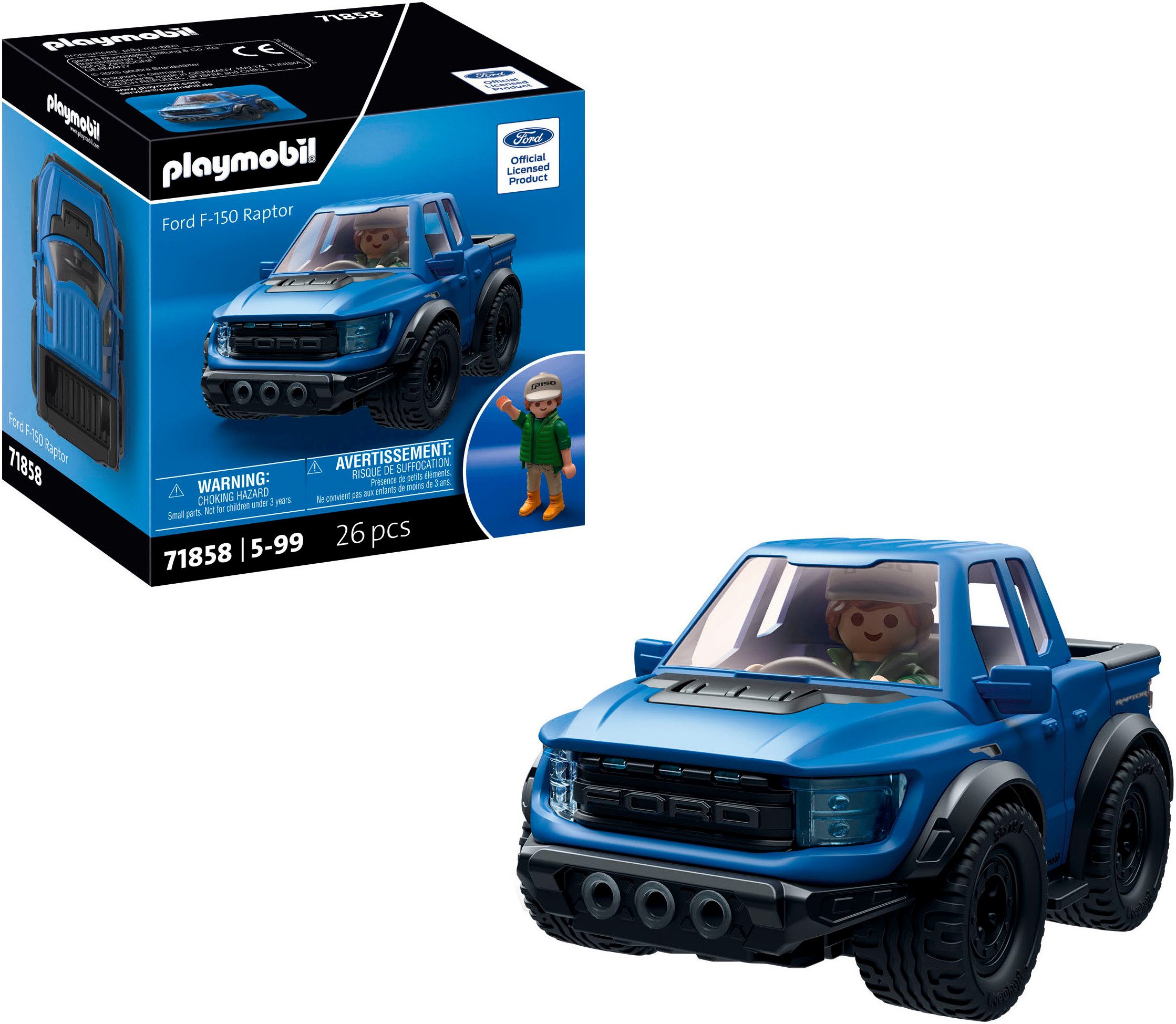 Playmobil® PLAYMOBIL X Ford F-150 Raptor (71858), Cars Konstruktions-Spiels günstig online kaufen