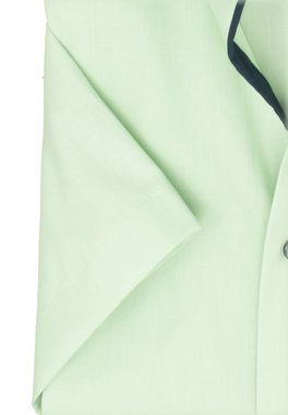 MARVELIS Kurzarmhemd Kurzarmhemd - Modern Fit - Einfarbig - Lindgrün