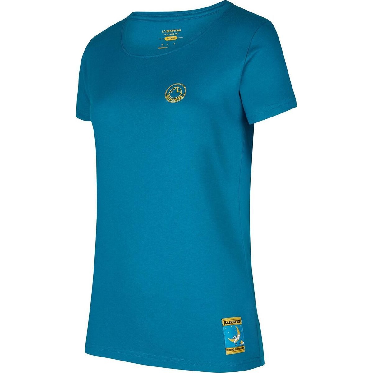 La Sportiva Kurzarmshirt Climbing on The Moon T-shirt Women Stylisches T-Shirt mit ikonischem Print, perfekt für