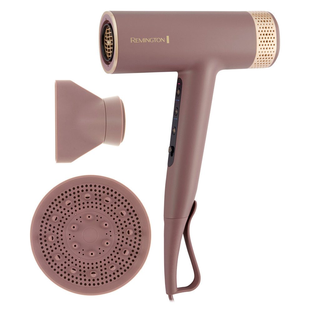 Remington Haartrockner AIRviveDigital Haartrockner (EC8930), 1600 W, Digital Motor, Ionic Air, Anti-Frizz, 12 Heiz-&Geschwindigkeitsstufen
