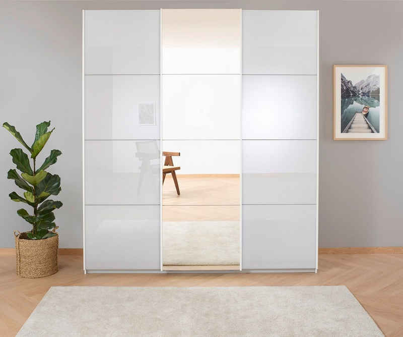 3-türige weiße Kleiderschränke mit Spiegel kaufen | OTTO