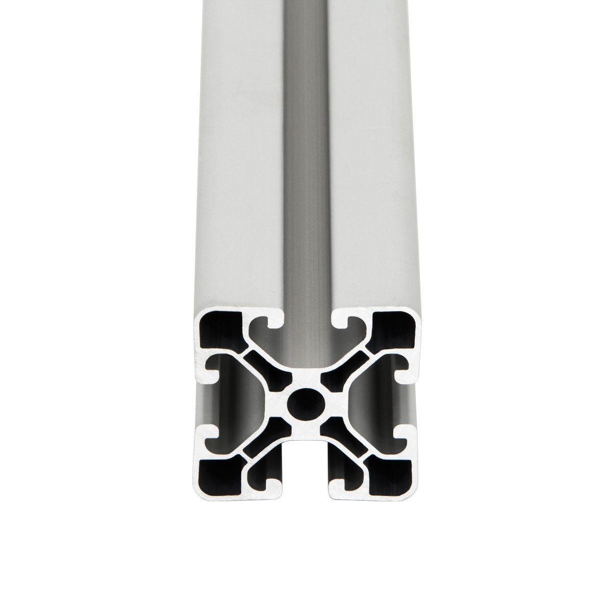 SCHMIDT systemprofile Profil 1600mm Aluminium 40x40 mm Nut 8 Strebenprofil  eloxiert 4040 Alu Konstruktionsprofil Aluprofil