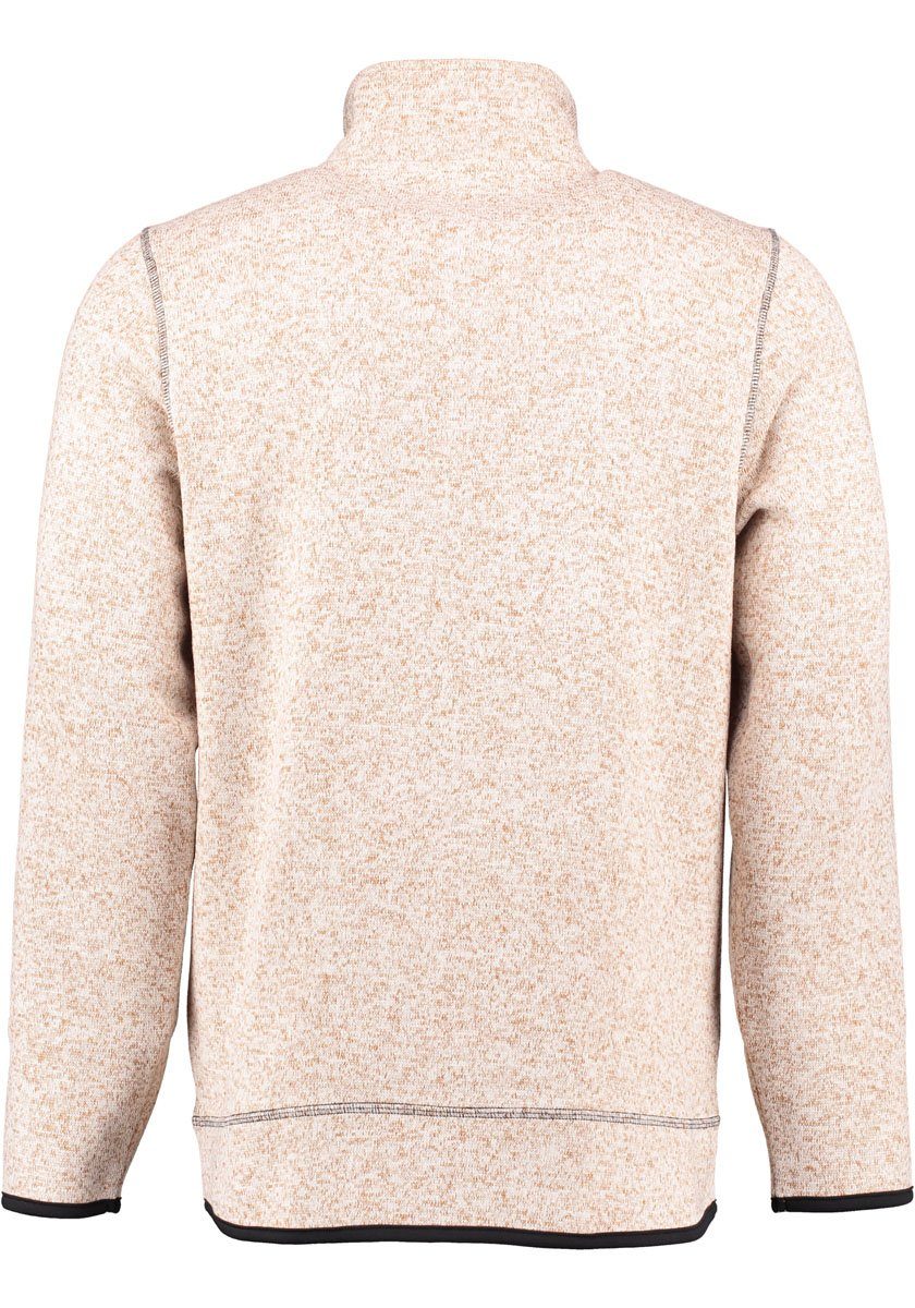 OS Trachten Strickfleecejacke Nucku Outdoorjacke mit Stehkragen und Brustta günstig online kaufen