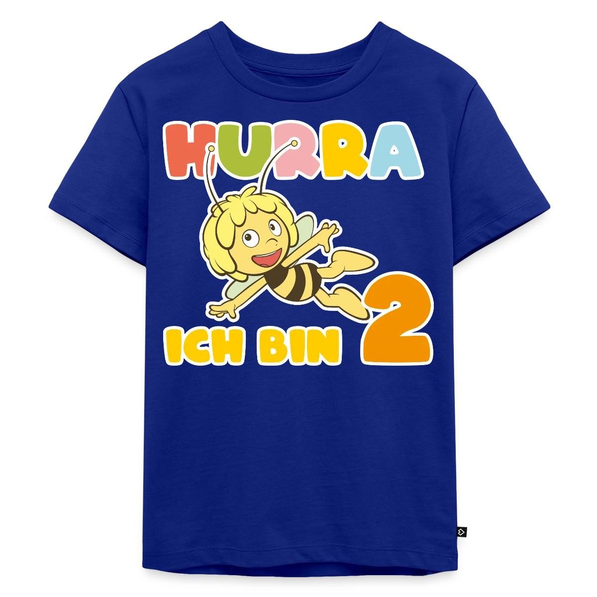 T-Shirt Biene Maja Hurra Ich Bin 2 Zweiter Geburtstag Kinder Premium T-Shirt