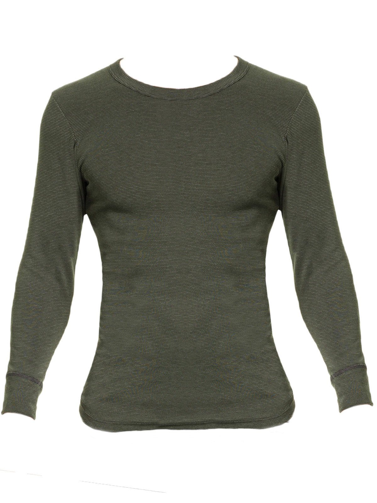 KUMPF Herren 1-St) Materialmix Klimaflausch Unterhemd Shirt Langarm (Stück,