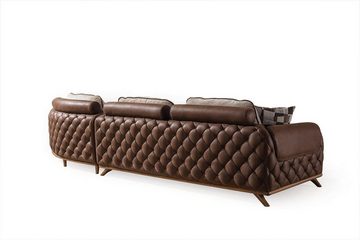 JVmoebel 4-Sitzer Stilvoller 4-Sitzer Luxus Sofa Wohnzimmer Couchen Exklusives, 1 Teile, Made in Europa