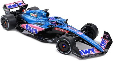 Solido Modellauto Solido Modellauto 1:18 Alpine Formel 1 A522 Alonso blau Monaco GP 2022, Maßstab 1:18