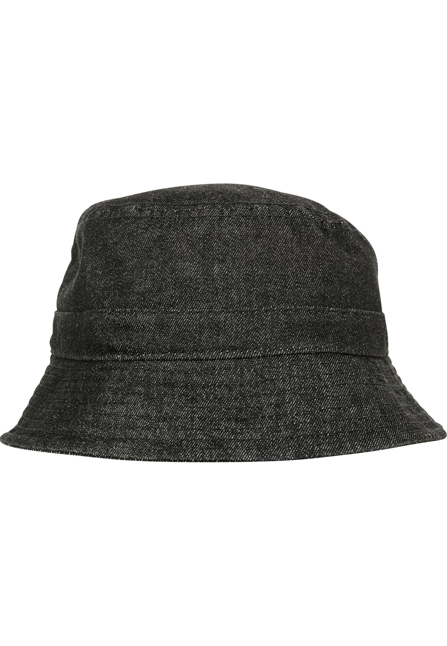 Hat black/grey Flexfit Hat Bucket Cap Bucket Flex Denim