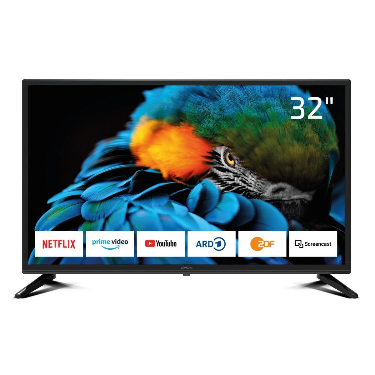 Dyon SMART 32 XT LED-Fernseher (80 cm/32 Zoll, HD, Smart-TV, Smart, Triple Tuner, 32 Zoll, 1.366 x 768 px, HD, HDMI, Streaming)