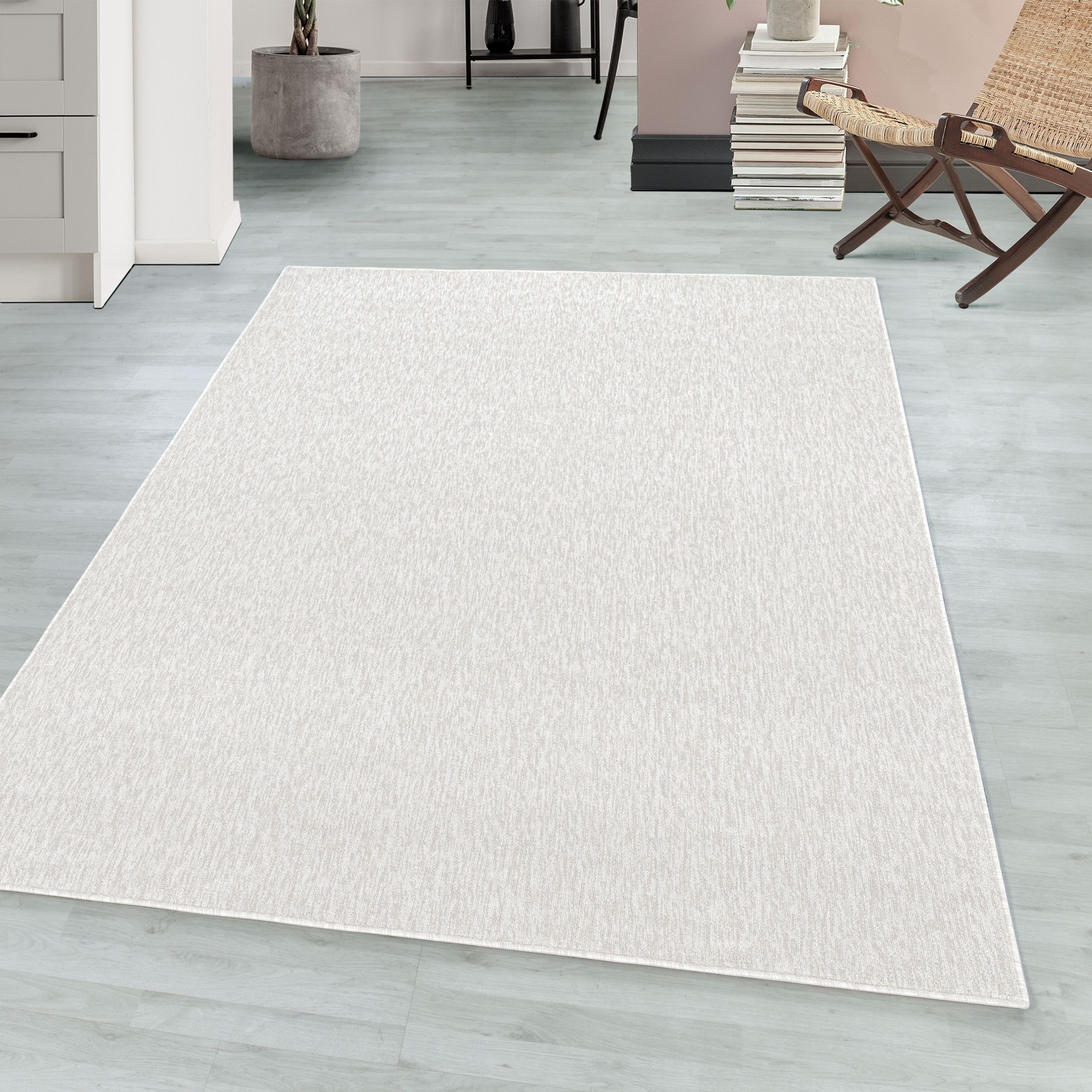 Teppium Teppich Unicolor - Einfarbig, Rechteckig, günstig online kaufen