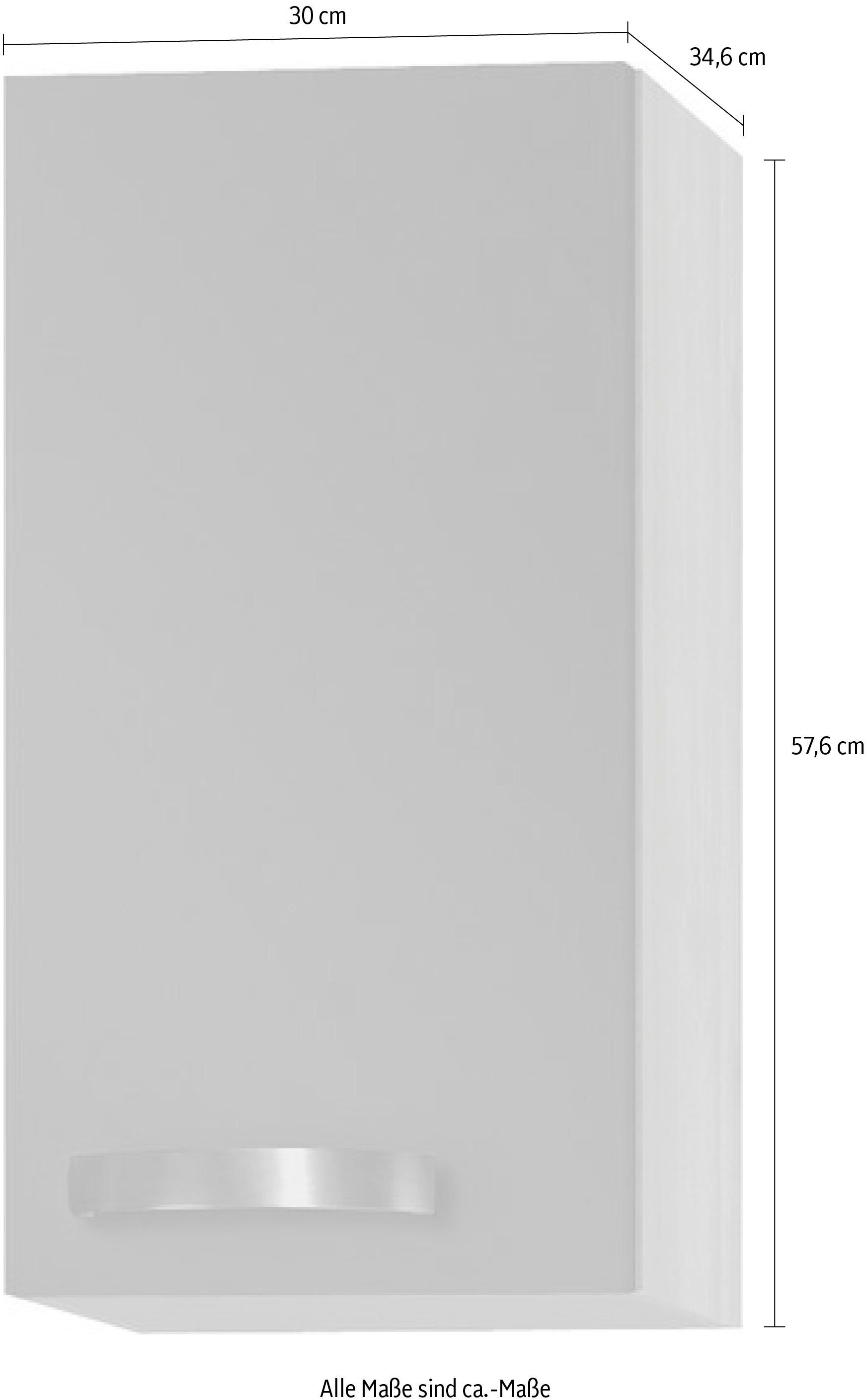 OPTIFIT Hängeschrank Faro, mit Metallgriff, Breite 30 cm