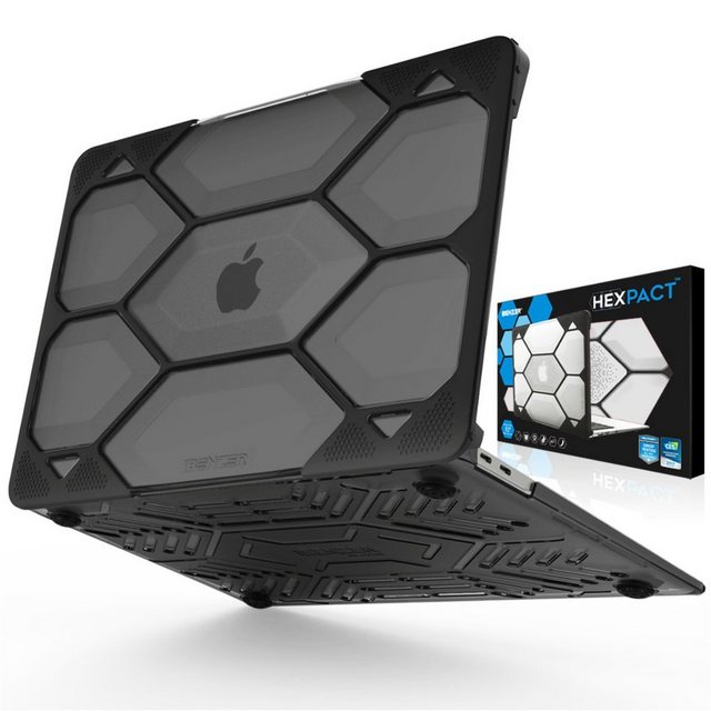 iBenzer Laptop Hülle »iBenzer Hexpact Clip Hartschalen Schutzhülle Case für MacBook Air 13 Zoll (A1932) Schwarz Transluzent mit TPU Gitter«  - Onlineshop OTTO