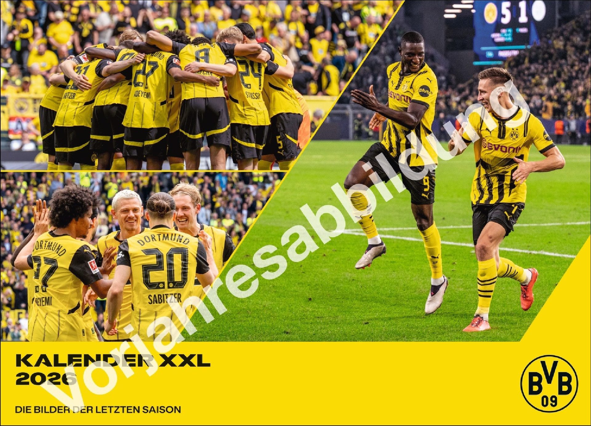 Athesia Kalenderverlag Wandkalender BVB Edition Kalender 2027