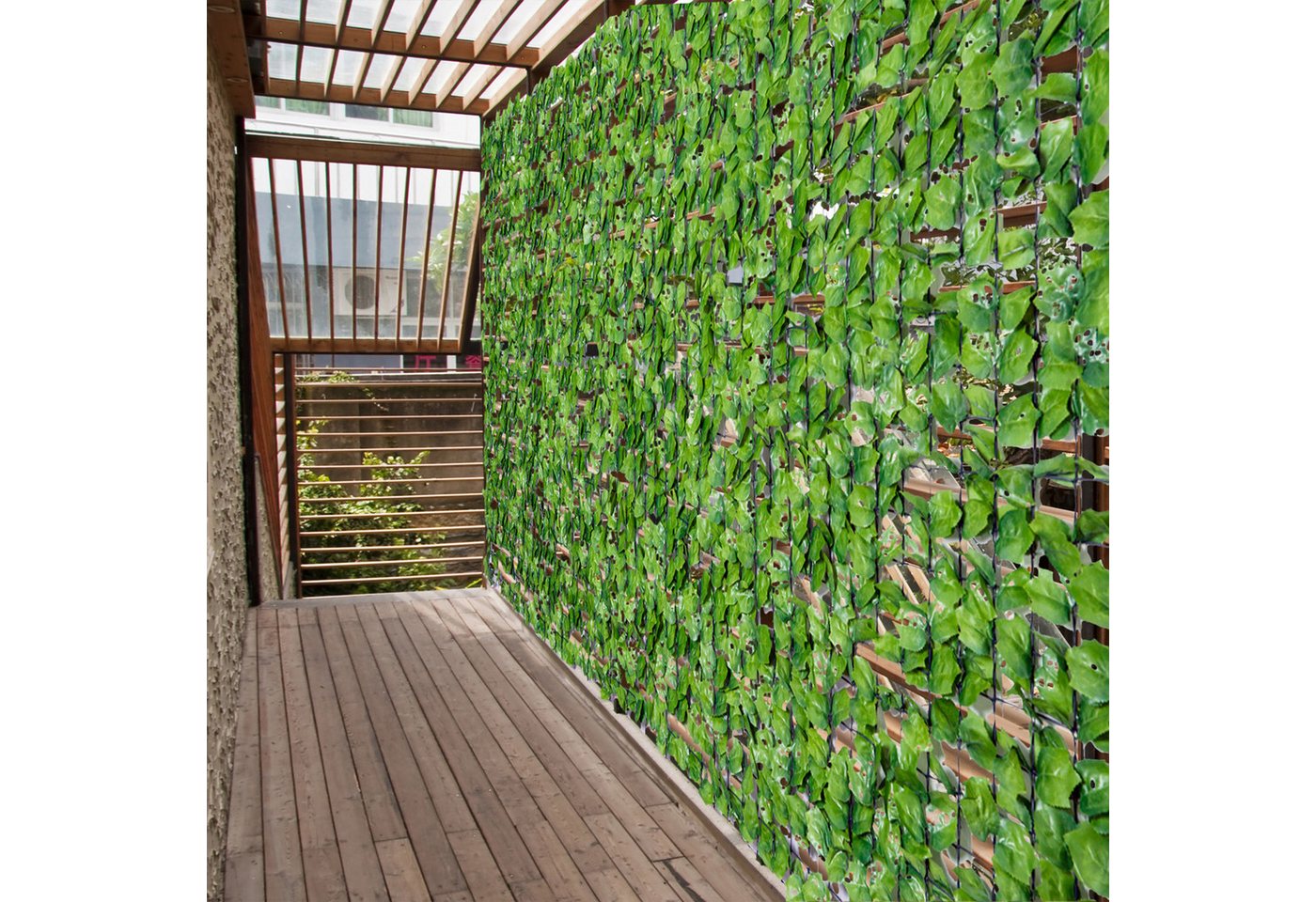 Thumbnail - MC Star Balkonsichtschutz Künstliche Hecke Sichtschutzhecke Terrasse Wanddekoration 300 x 150 cm