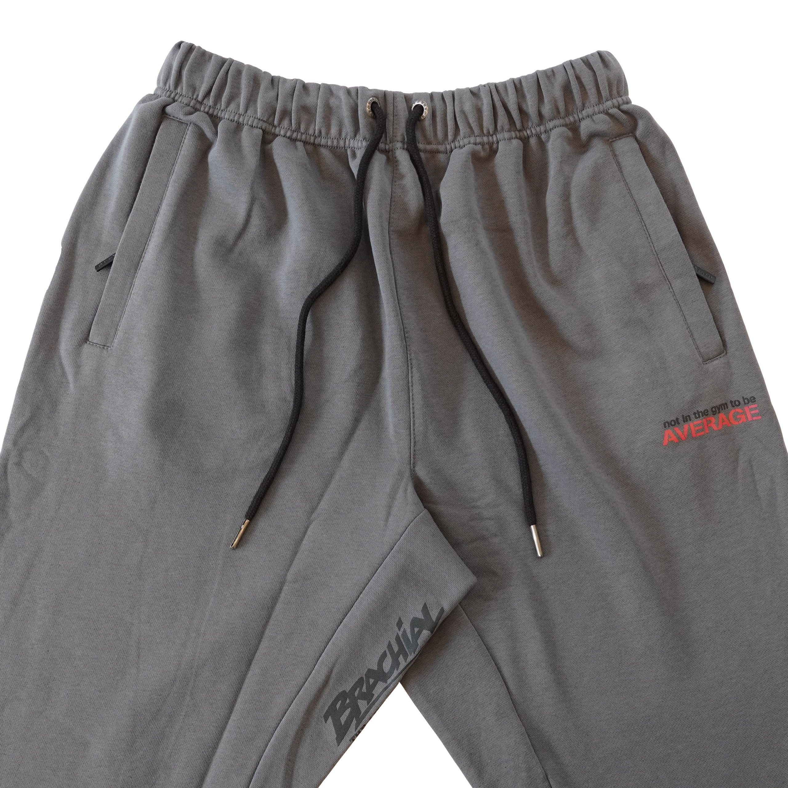 BRACHIAL THE LIFESTYLE COMPANY Jogginghose Brachial Jogginghose "Not Average" grau