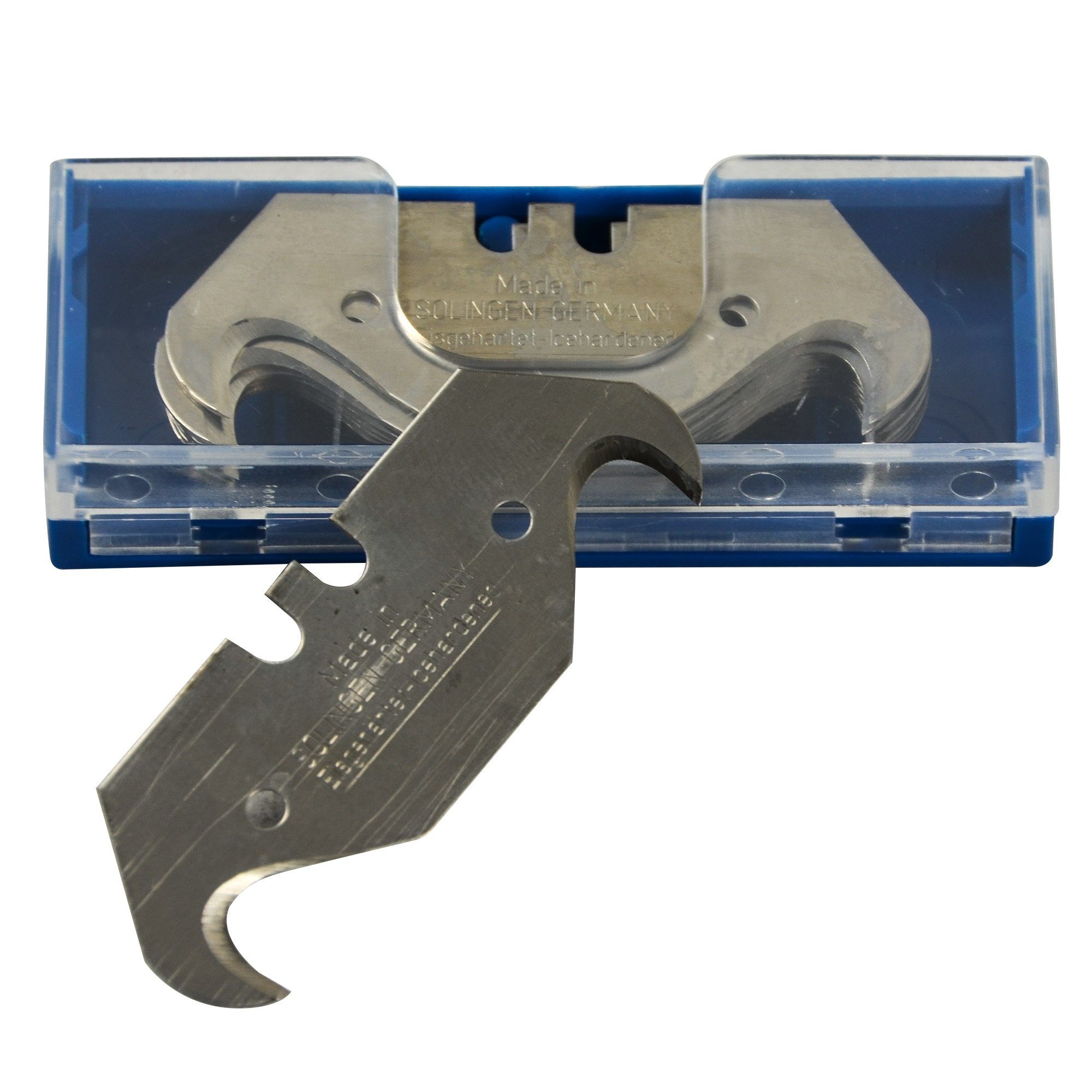 Scorprotect® Cuttermesser Profi Hakenklingen 0,65 mm Klingenstärke, im Spender