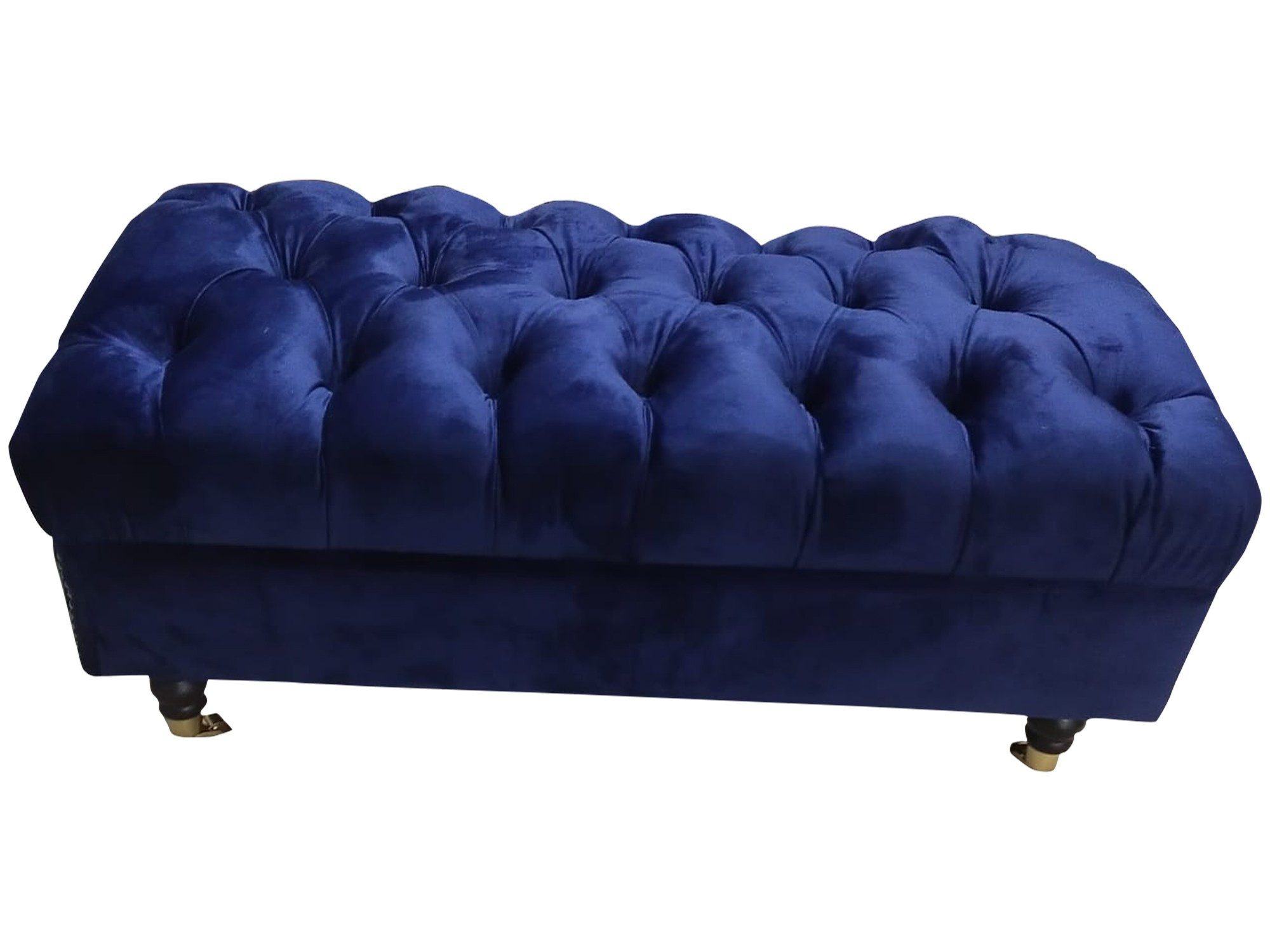 Xlmoebel Bettbank Luxus Chesterfield Hocker Modern Relax Sitz Fußhocker (1-St), Made in Europa