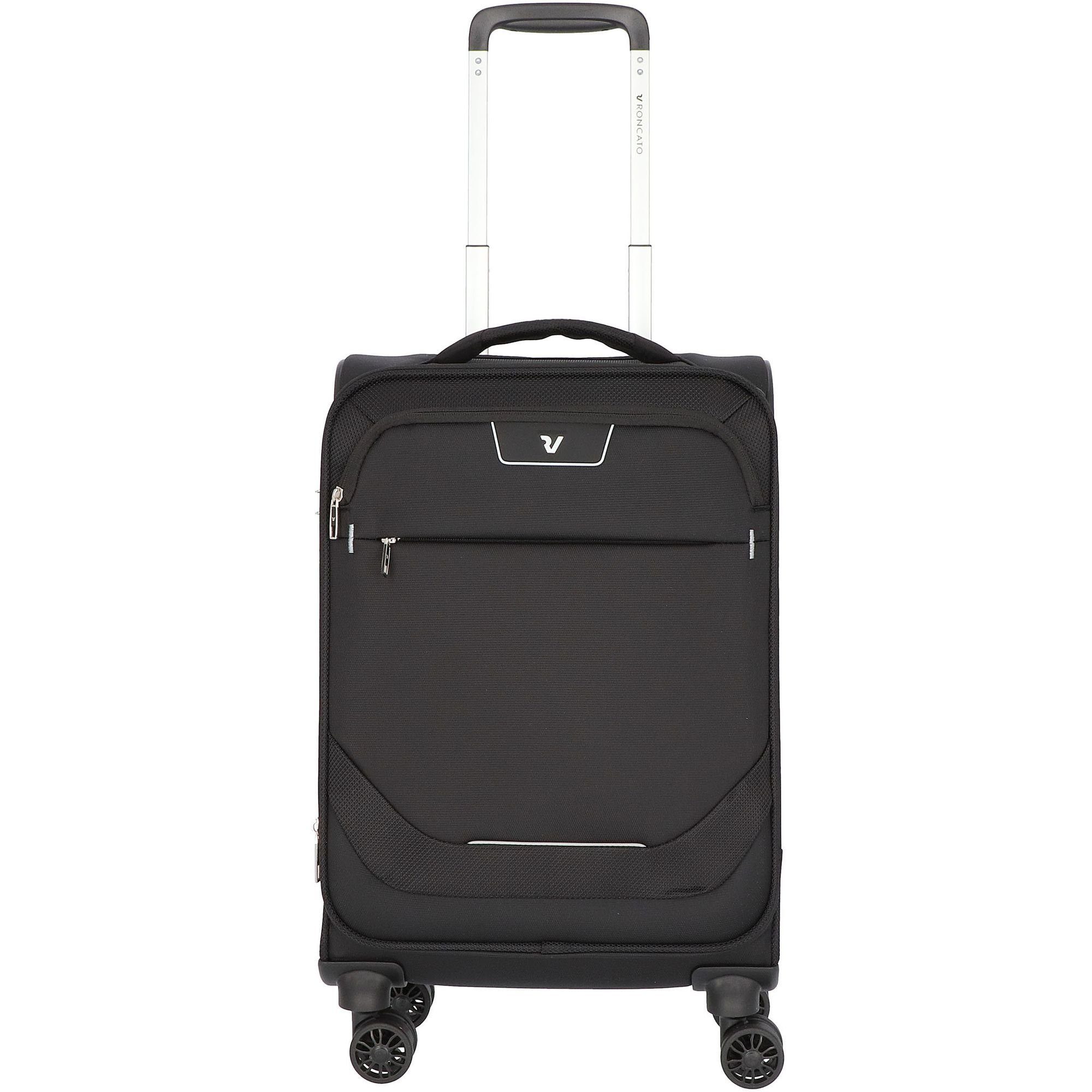 RONCATO Handgepäck-Trolley Joy, 4 Rollen, Polyester nero