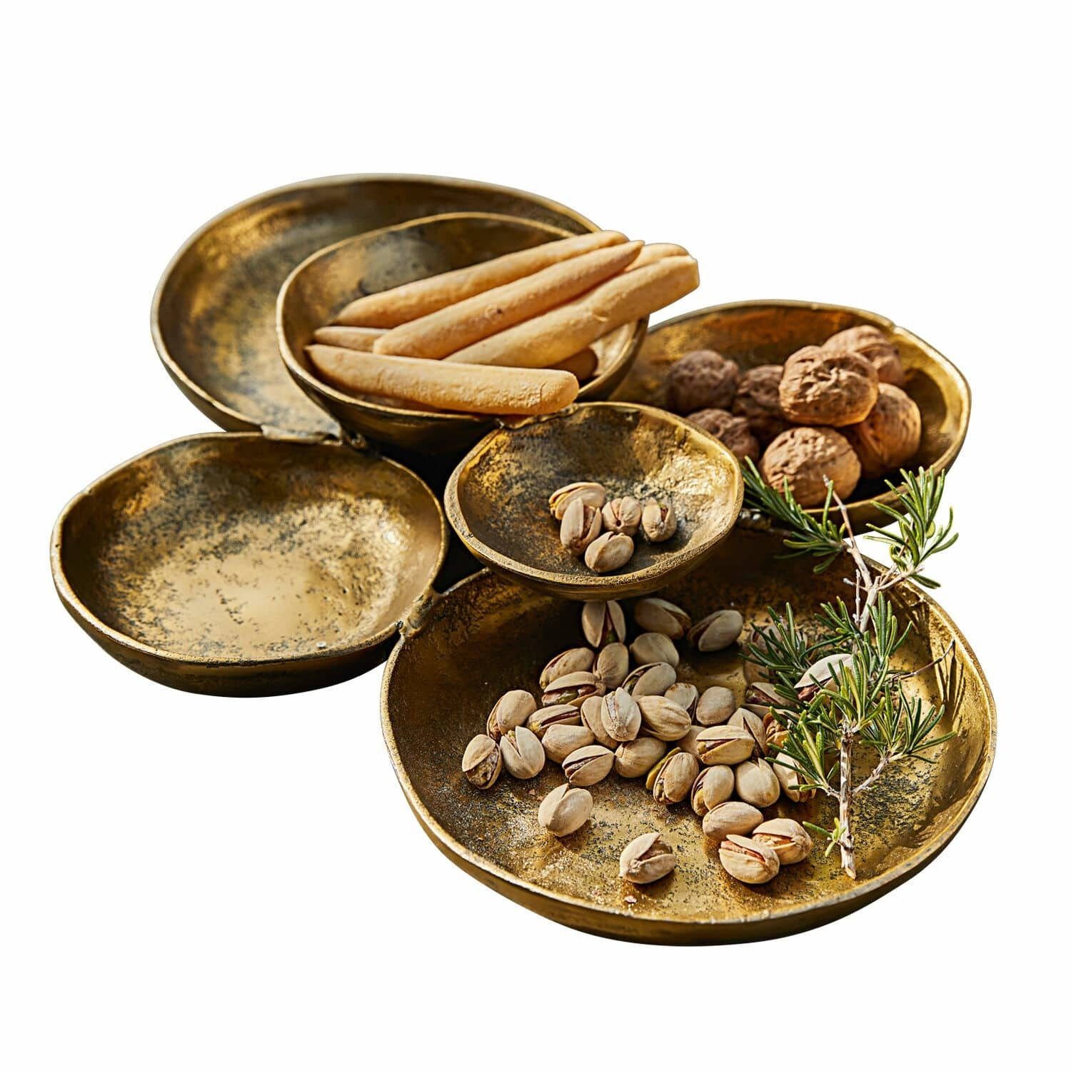 Mirabeau Dekoschale Schale Andris antikgold günstig online kaufen